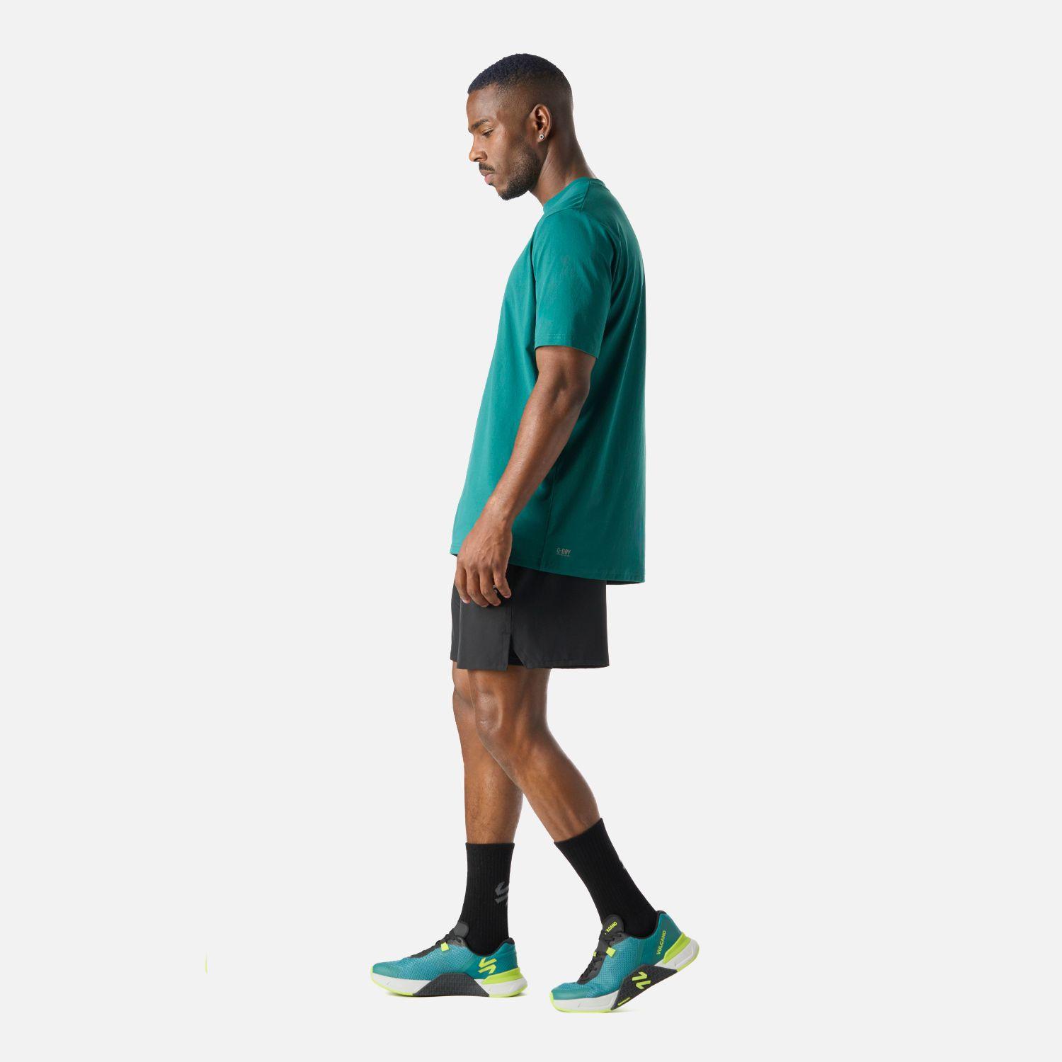 Shorts Hombre Built To Move 2-in-1 5" Shorts Negro Vulcano-2