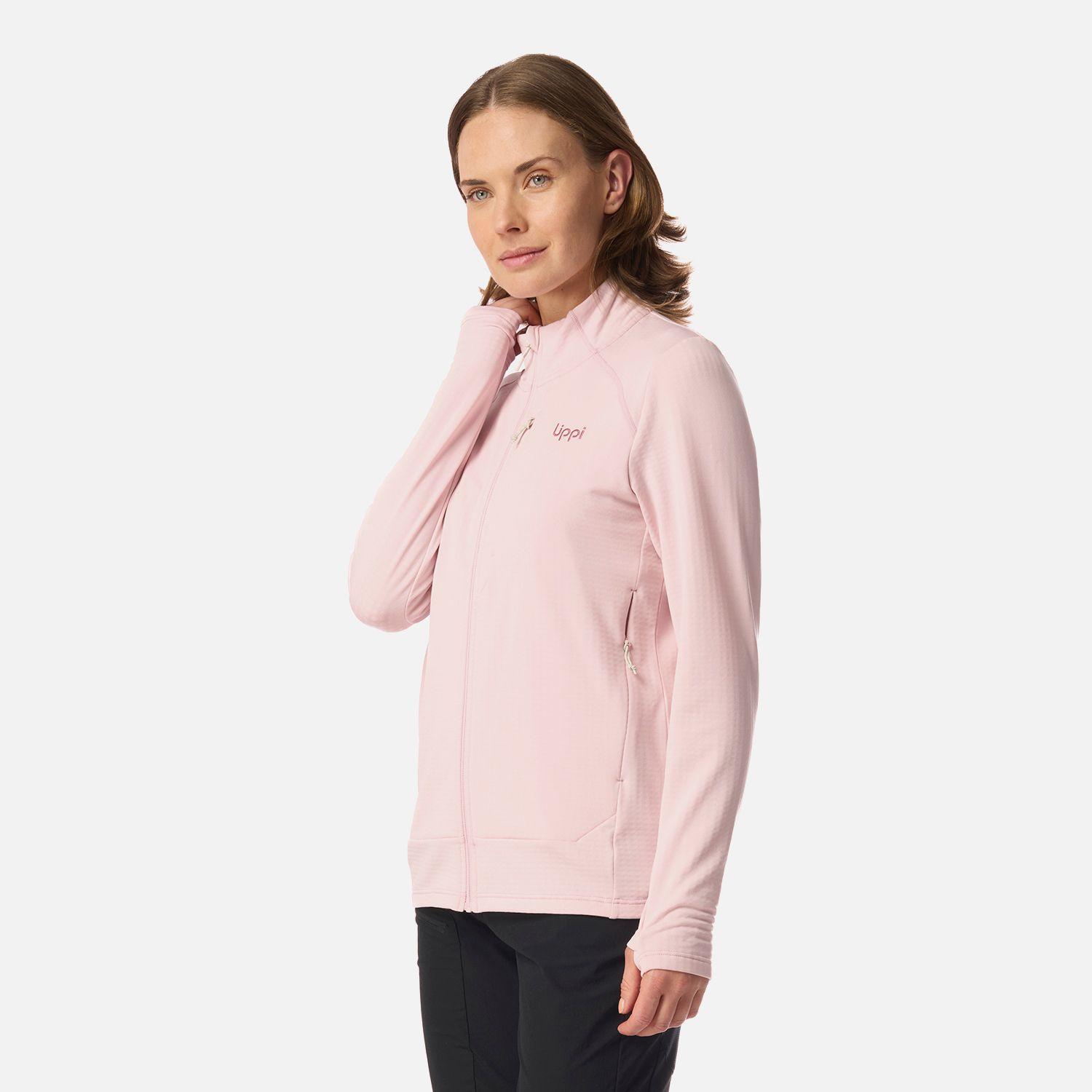 Polerón Mujer Viedma 1000 Nano-F Full Zip Rosa Claro Lippi-1