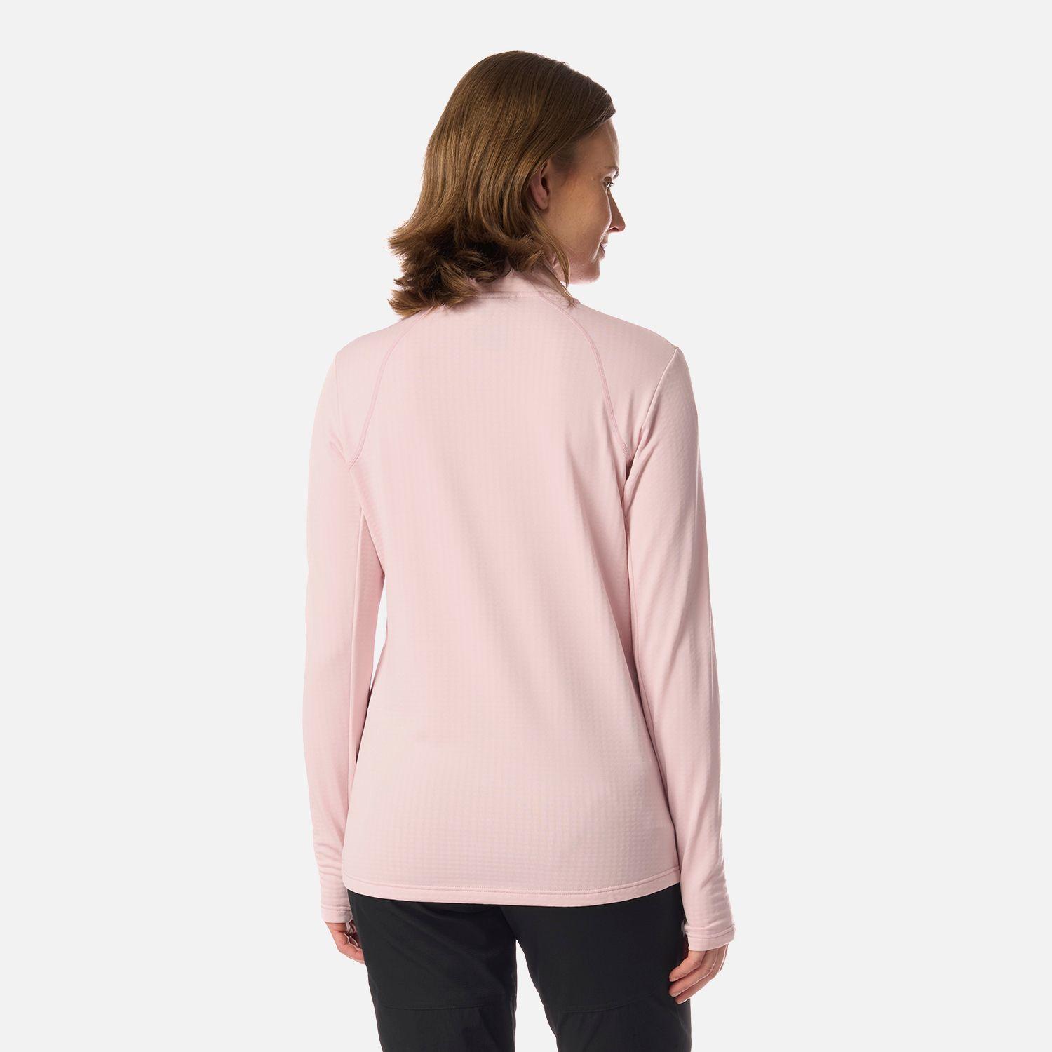 Polerón Mujer Viedma 1000 Nano-F Full Zip Rosa Claro Lippi-2