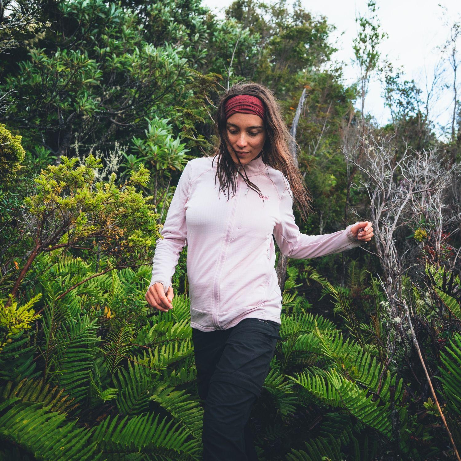 Polerón Mujer Viedma 1000 Nano-F Full Zip Rosa Claro Lippi-8