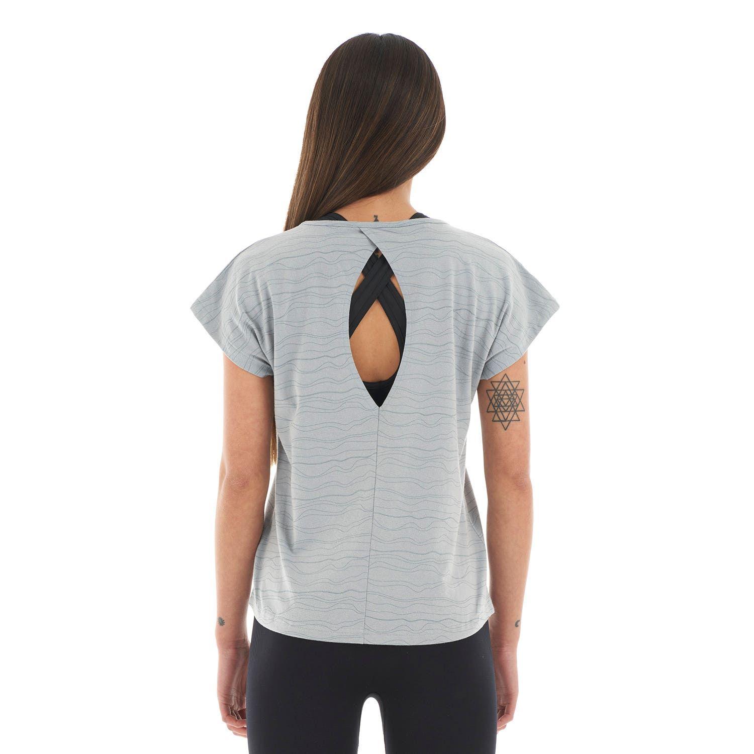 Polera Mujer Essential UV-Stop T-Shirt Celeste Full Print Lippi-5