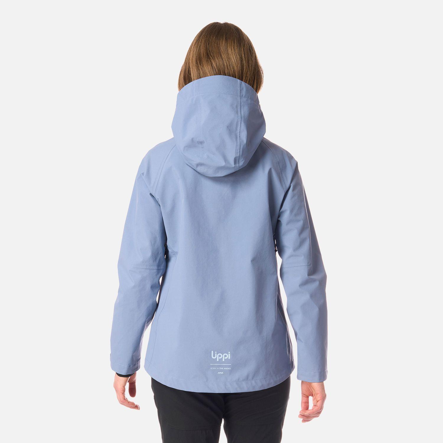 Chaqueta Mujer Alpine B-Dry Hoody Jacket Azul Piedra Lippi I26-2