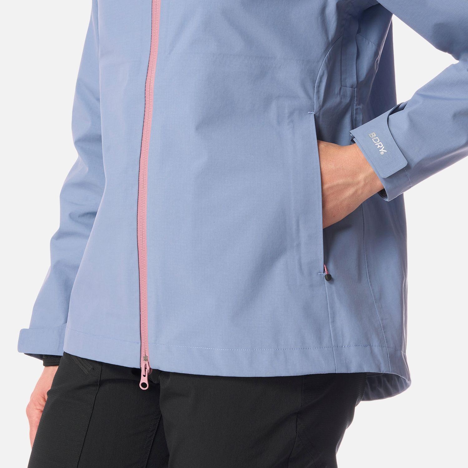 Chaqueta Mujer Alpine B-Dry Hoody Jacket Azul Piedra Lippi I26-5