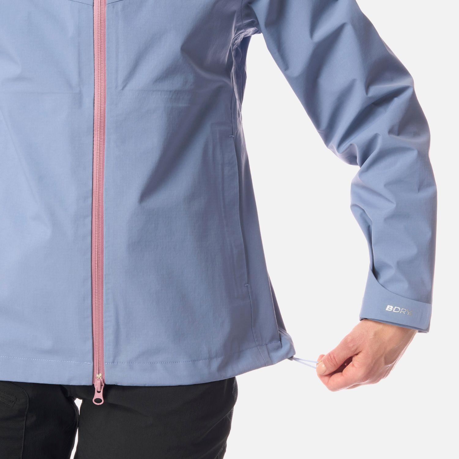 Chaqueta Mujer Alpine B-Dry Hoody Jacket Azul Piedra Lippi I26-6