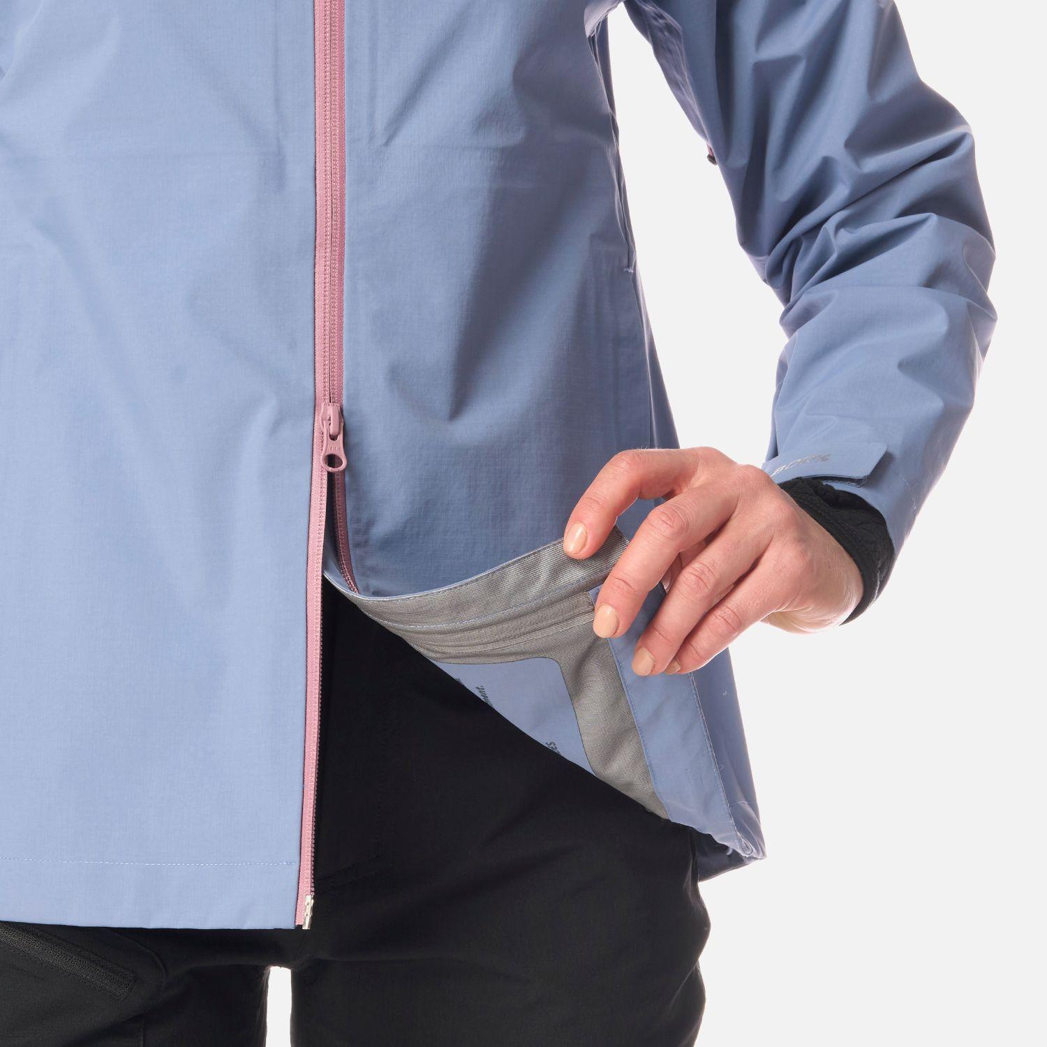 Chaqueta Mujer Alpine B-Dry Hoody Jacket Azul Piedra Lippi I26-7