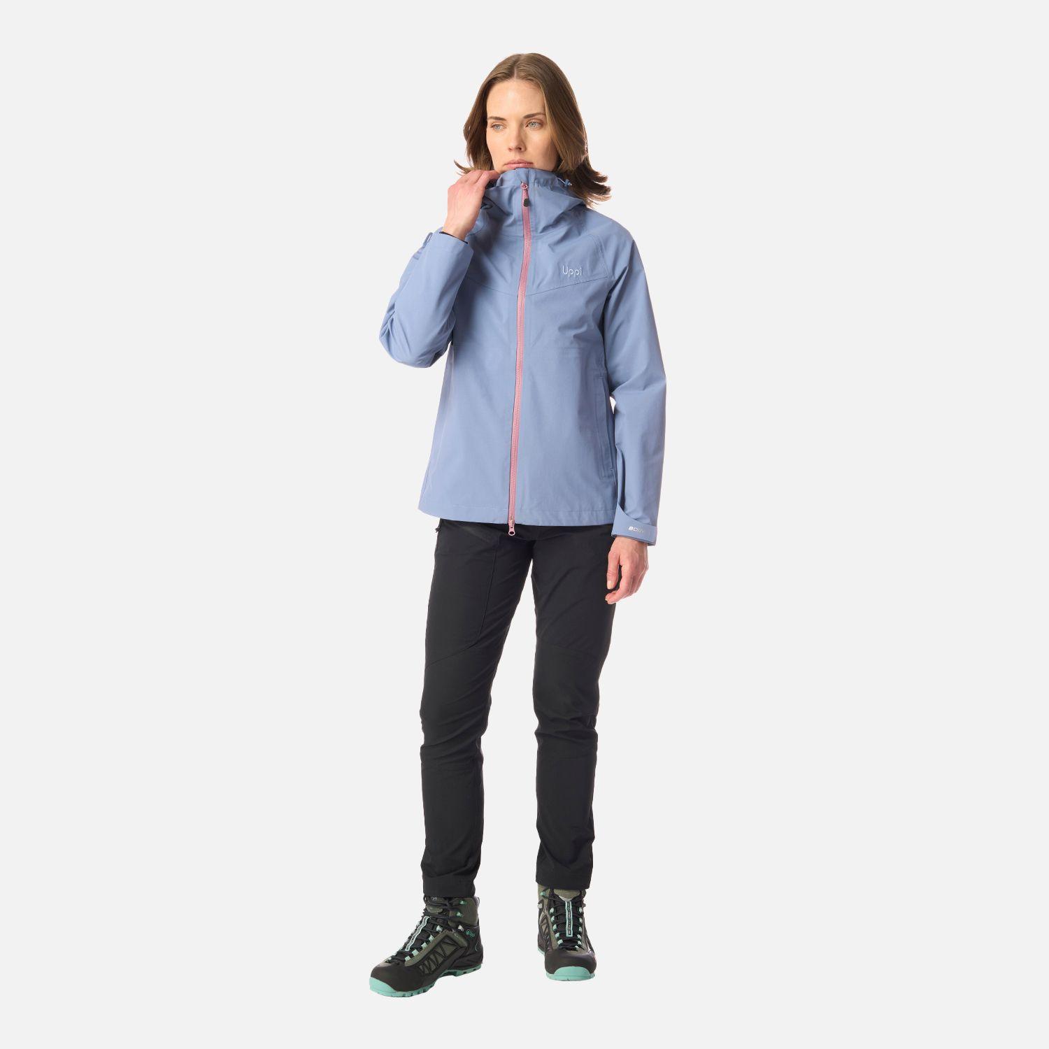 Chaqueta Mujer Alpine B-Dry Hoody Jacket Azul Piedra Lippi I26-9