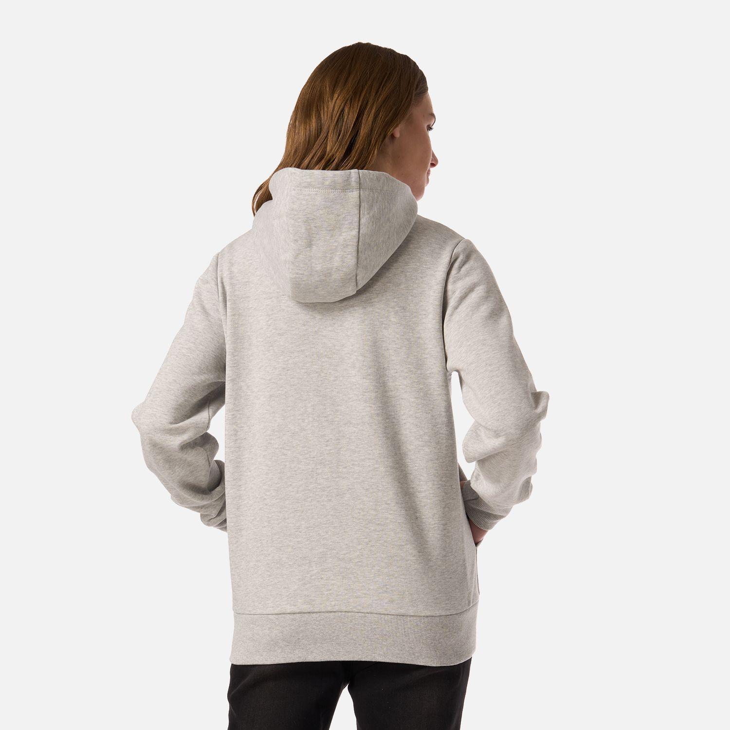 Polerón Mujer Ulmo Full Zip Hoody Sweatshirt Gris Melange Lippi V26-2