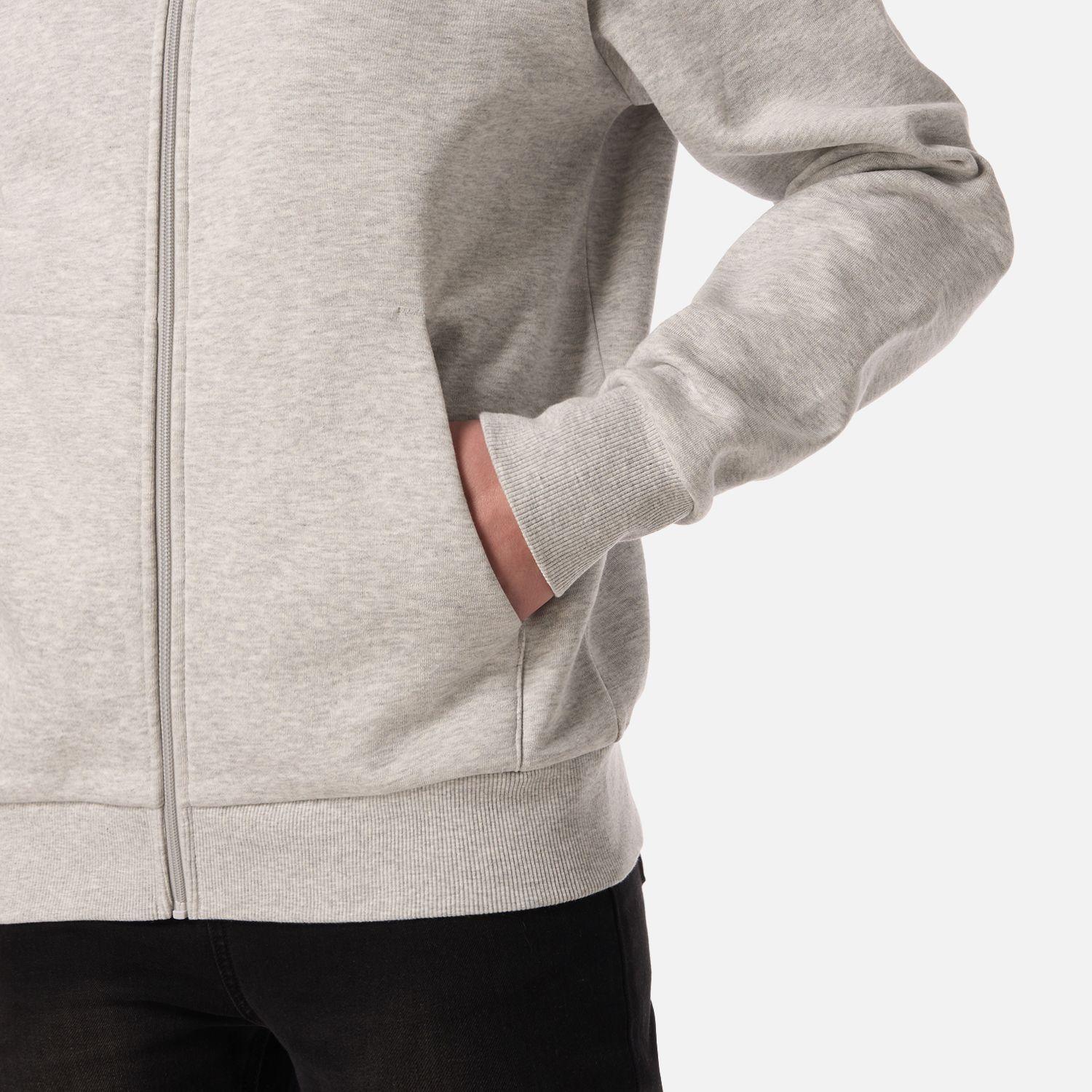Polerón Mujer Ulmo Full Zip Hoody Sweatshirt Gris Melange Lippi V26-4