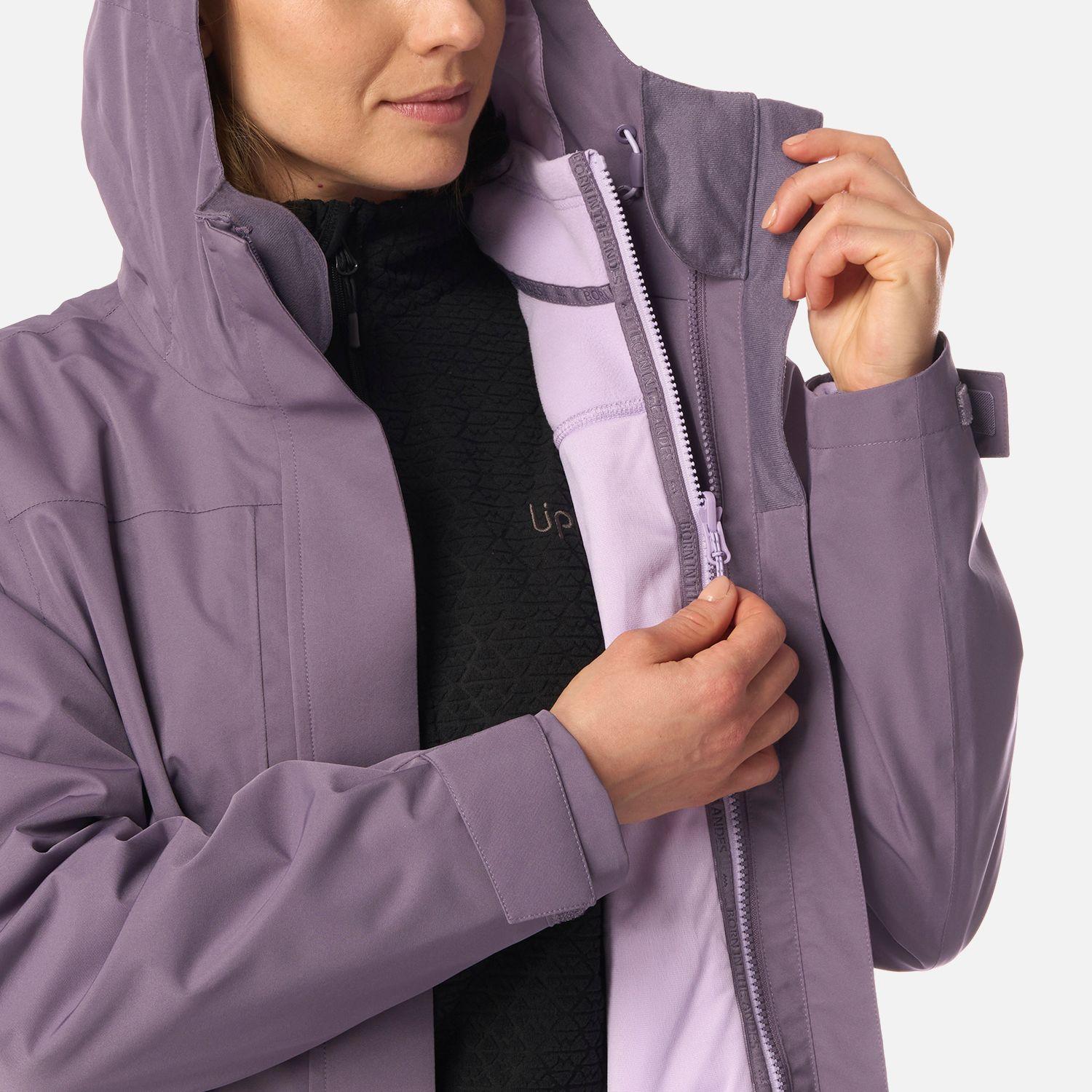 Chaqueta Mujer Tres Cruces Fusion-3 Hoody Jacket Violeta Lippi I26-5