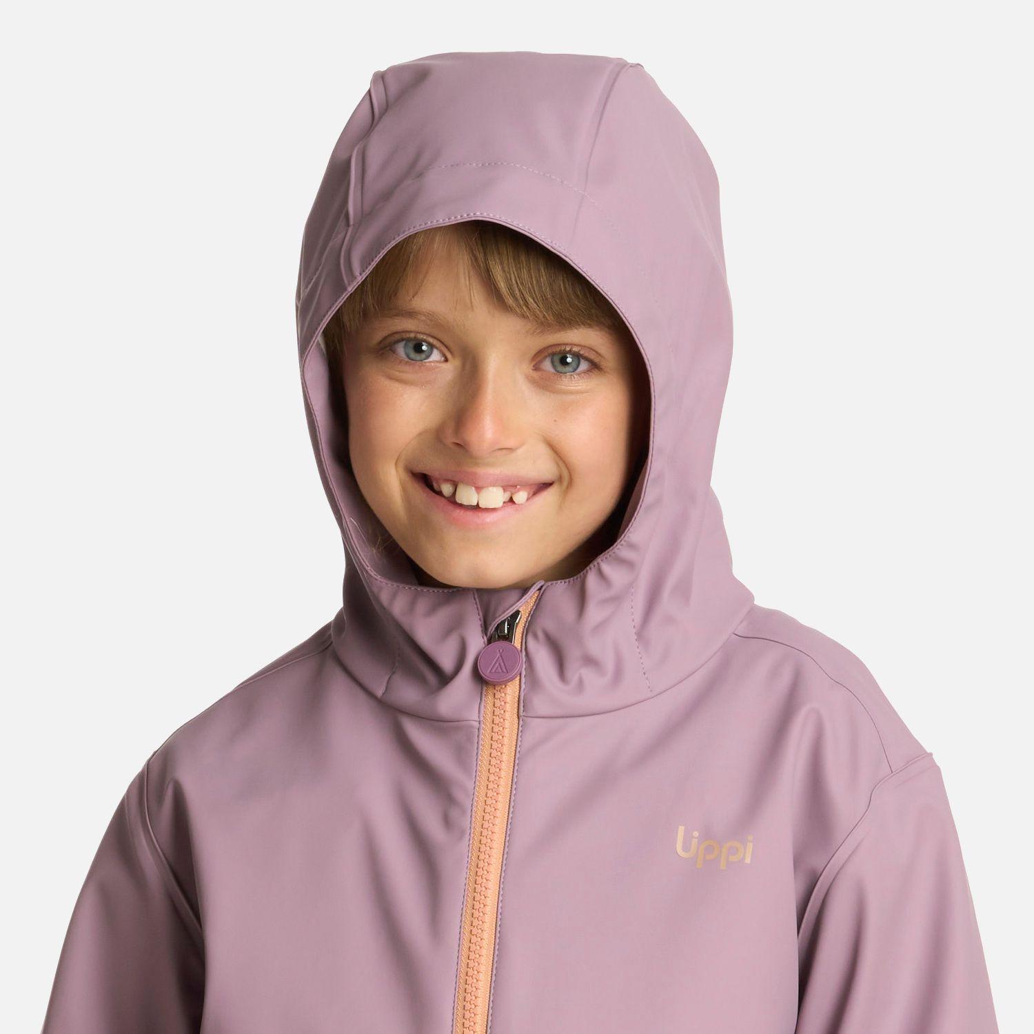Chaqueta Niña Muddy B-Dry Hoody Jacket Malva Lippi I25-3