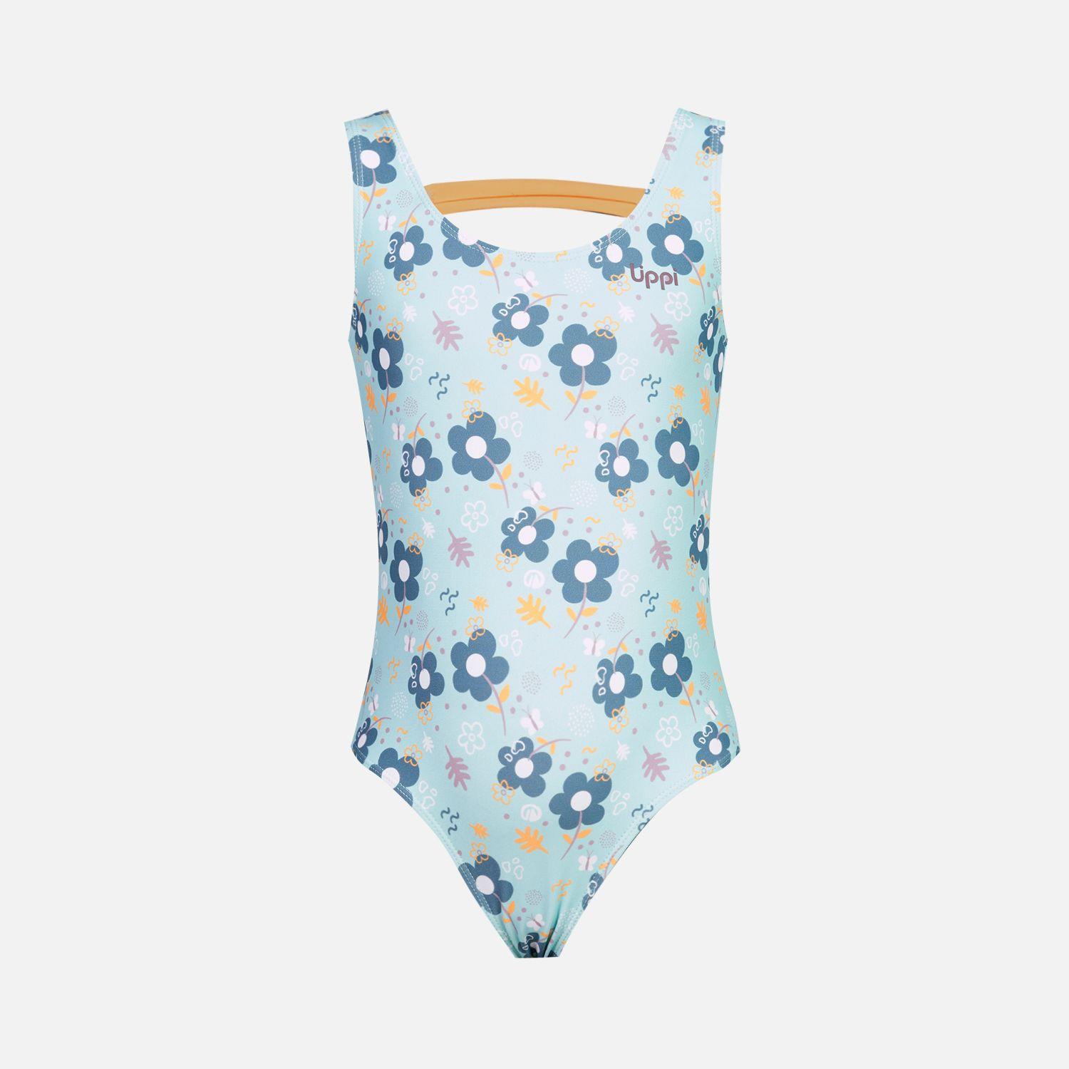 Traje de Baño Niña Pipa Swimwear Print Turquesa Claro Lippi-0