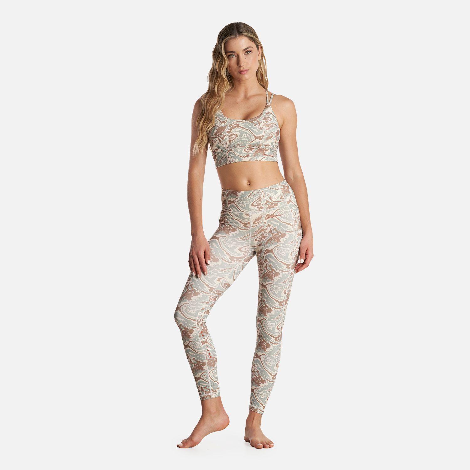 Calza Mujer Coihue Larga Print Crudo Haka Honu-6