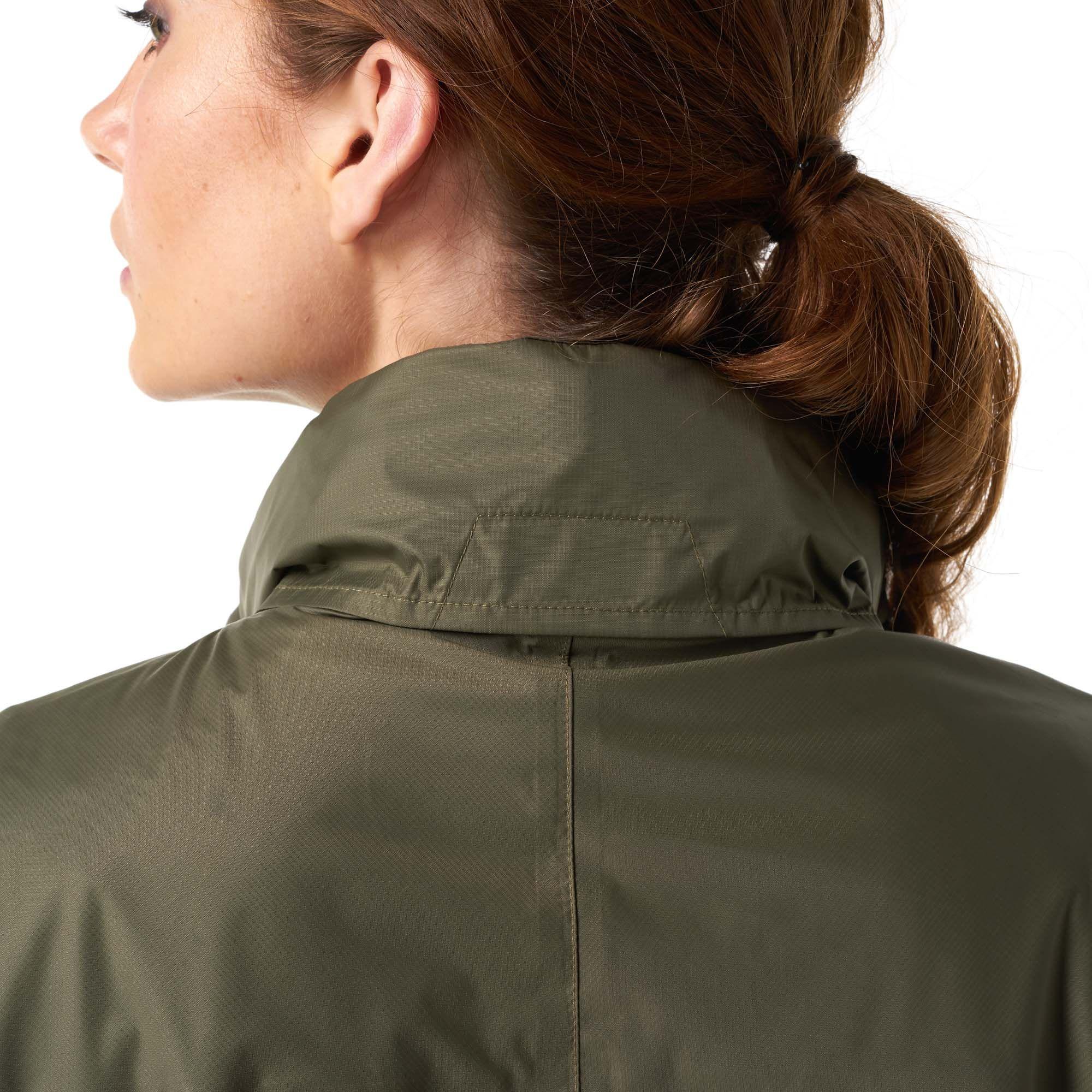 Chaqueta Mujer Abyss B-Dry Hoody Jacket Verde Militar Lippi-5
