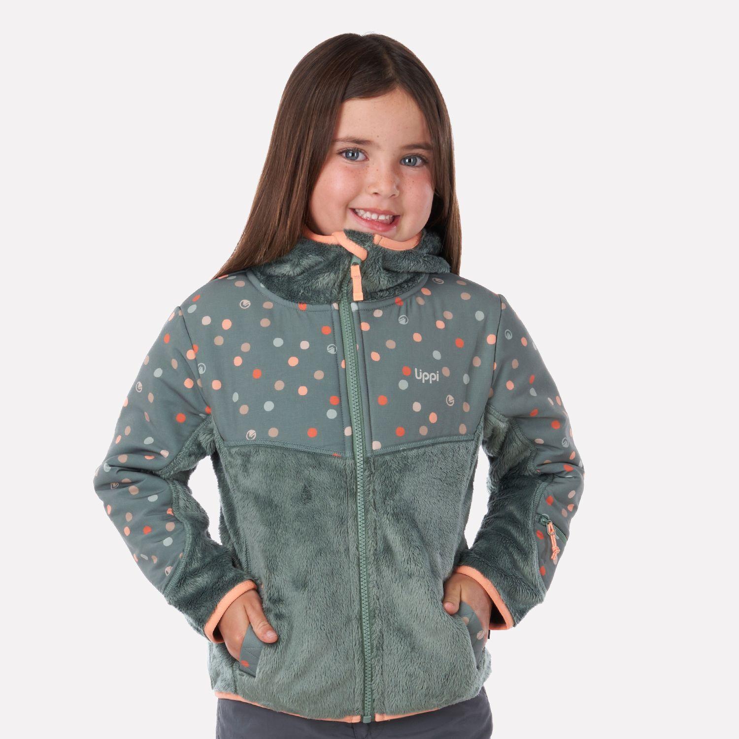 Chaqueta Niña Grillo Therm-Pro Hoody Jacket Verde Grisaceo Lippi V23-1