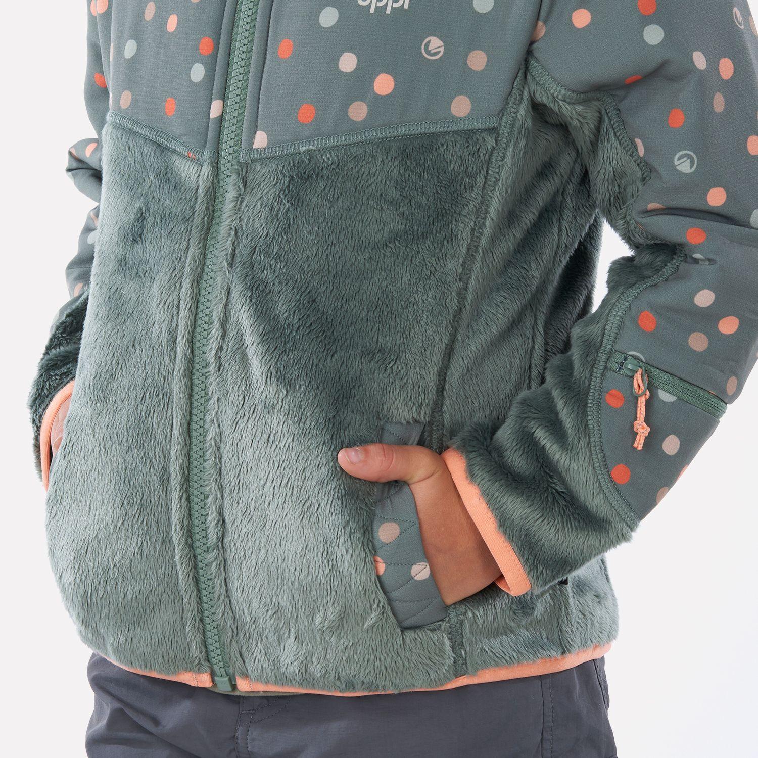 Chaqueta Niña Grillo Therm-Pro Hoody Jacket Verde Grisaceo Lippi V23-4