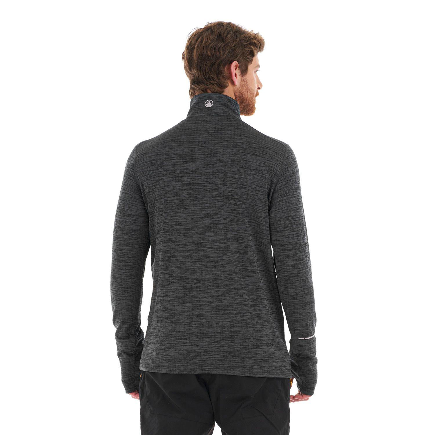 Poleron Hombre Just Move Nano-F 14 Zip Grafito Lippi-5