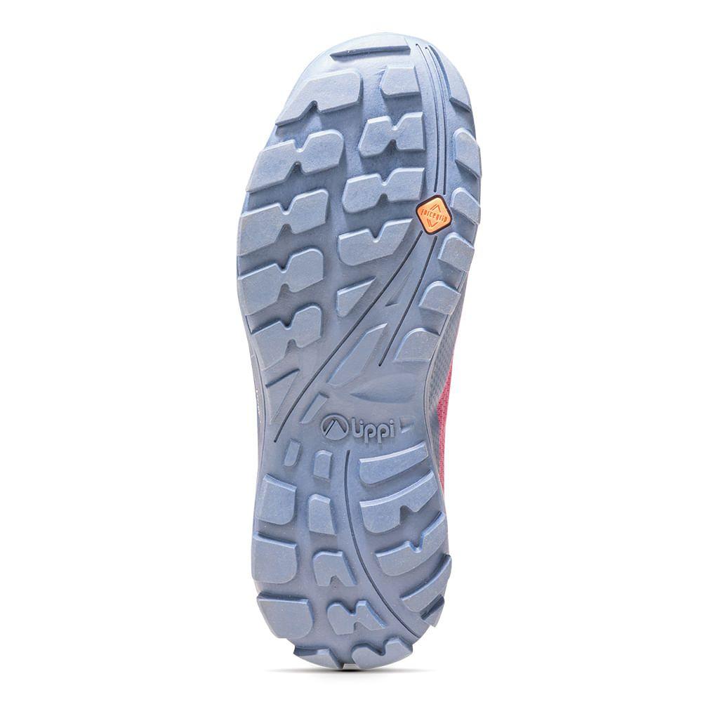 Botín Niña Intense Hike Kids Mid Turquesa Rosa Lippi-1