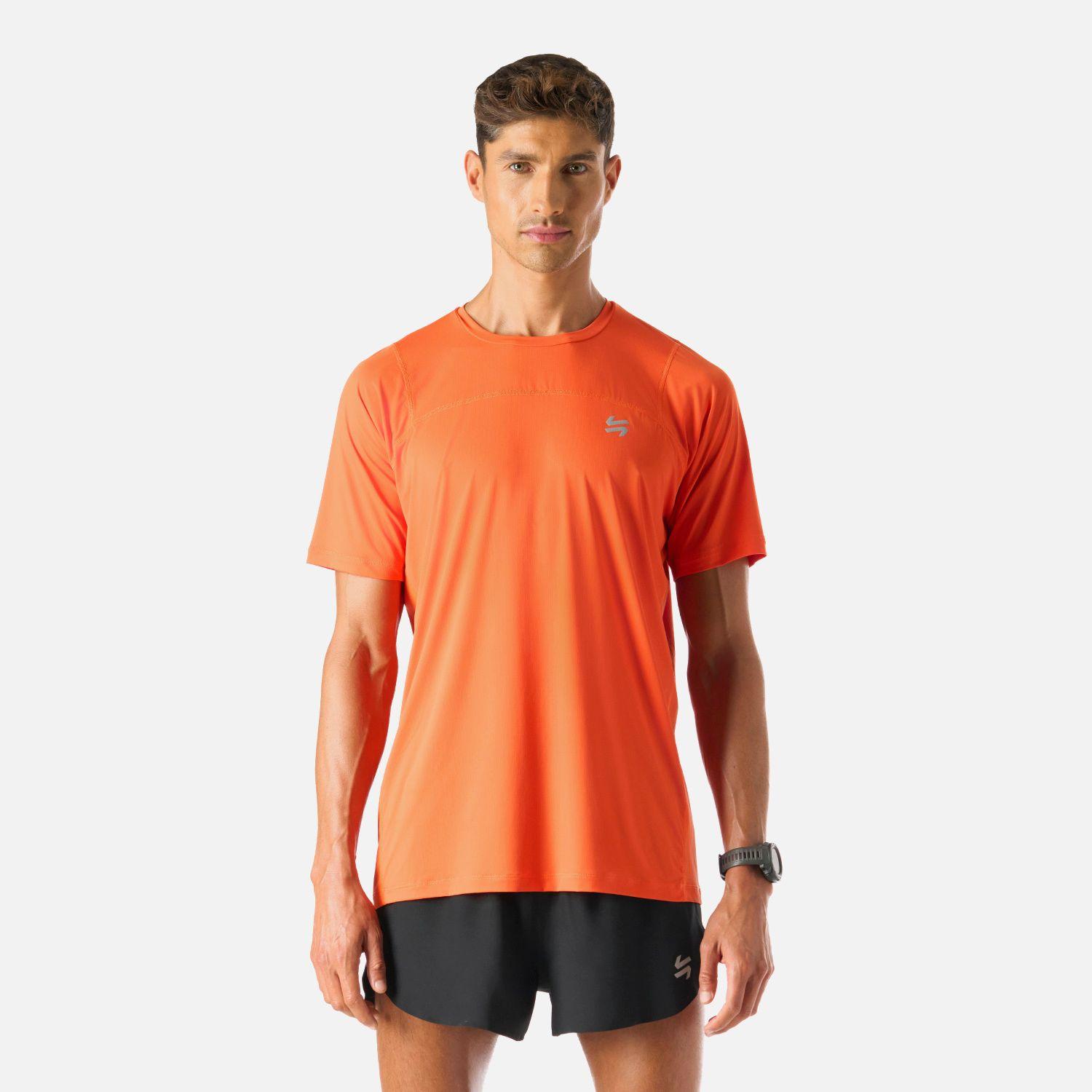 Polera manga corta running hombre Built To Move-0