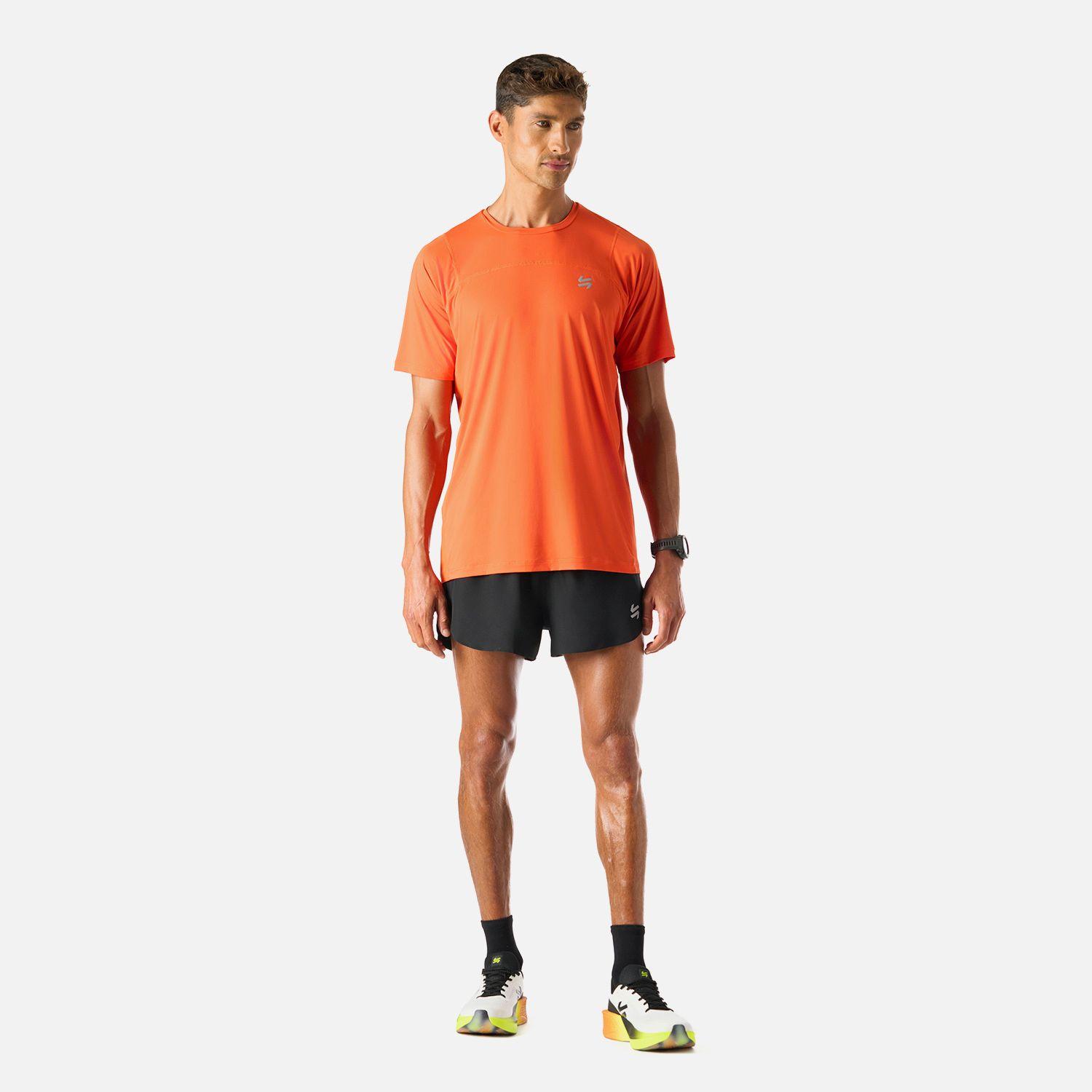 Polera manga corta running hombre Built To Move-6