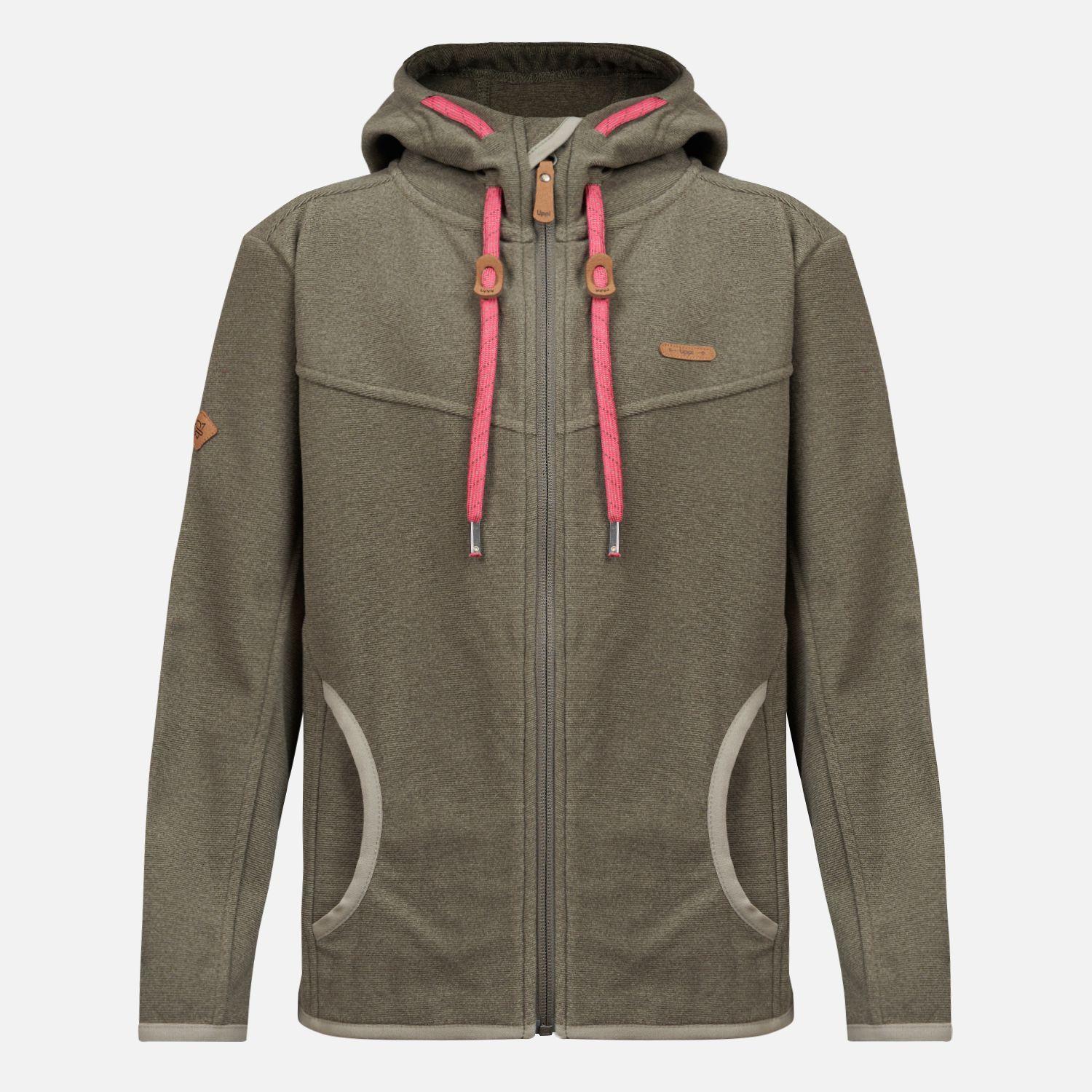 Poleron Niña Stripes Nano-F Full Zip Hoody Laurel Lippi-0