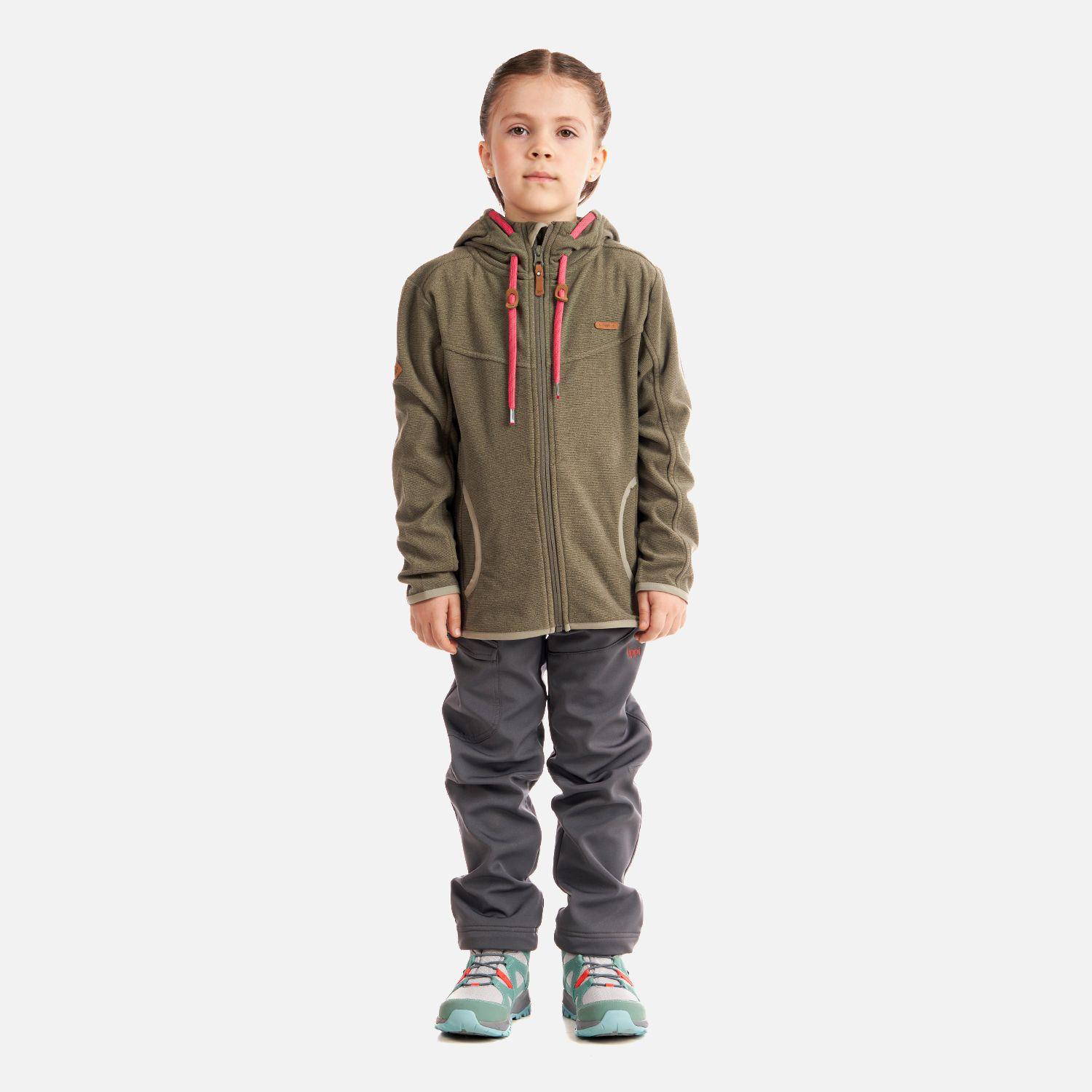 Poleron Niña Stripes Nano-F Full Zip Hoody Laurel Lippi-6