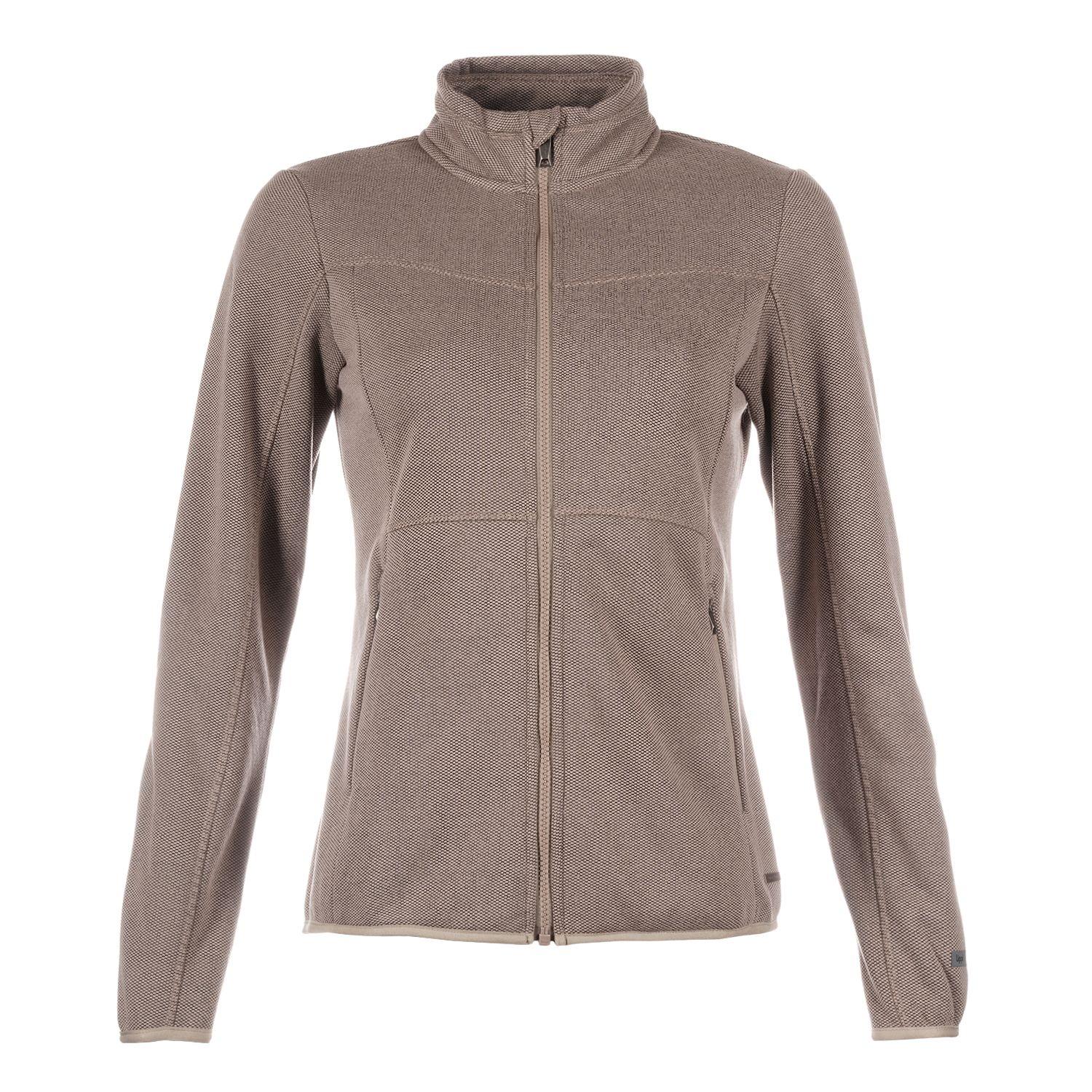 Poleron Mujer Symmetric Therm-Pro Jacket Melange Beige Lippi-0