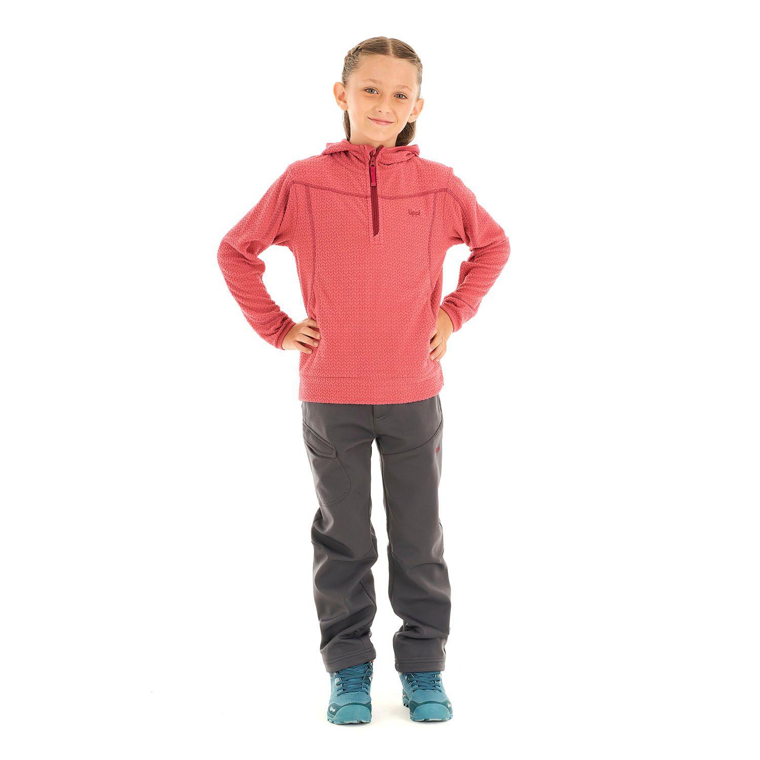 Poleron Niña Saltamontes Nano-F 14 Zip Hoody Rosado Lippi V21-8
