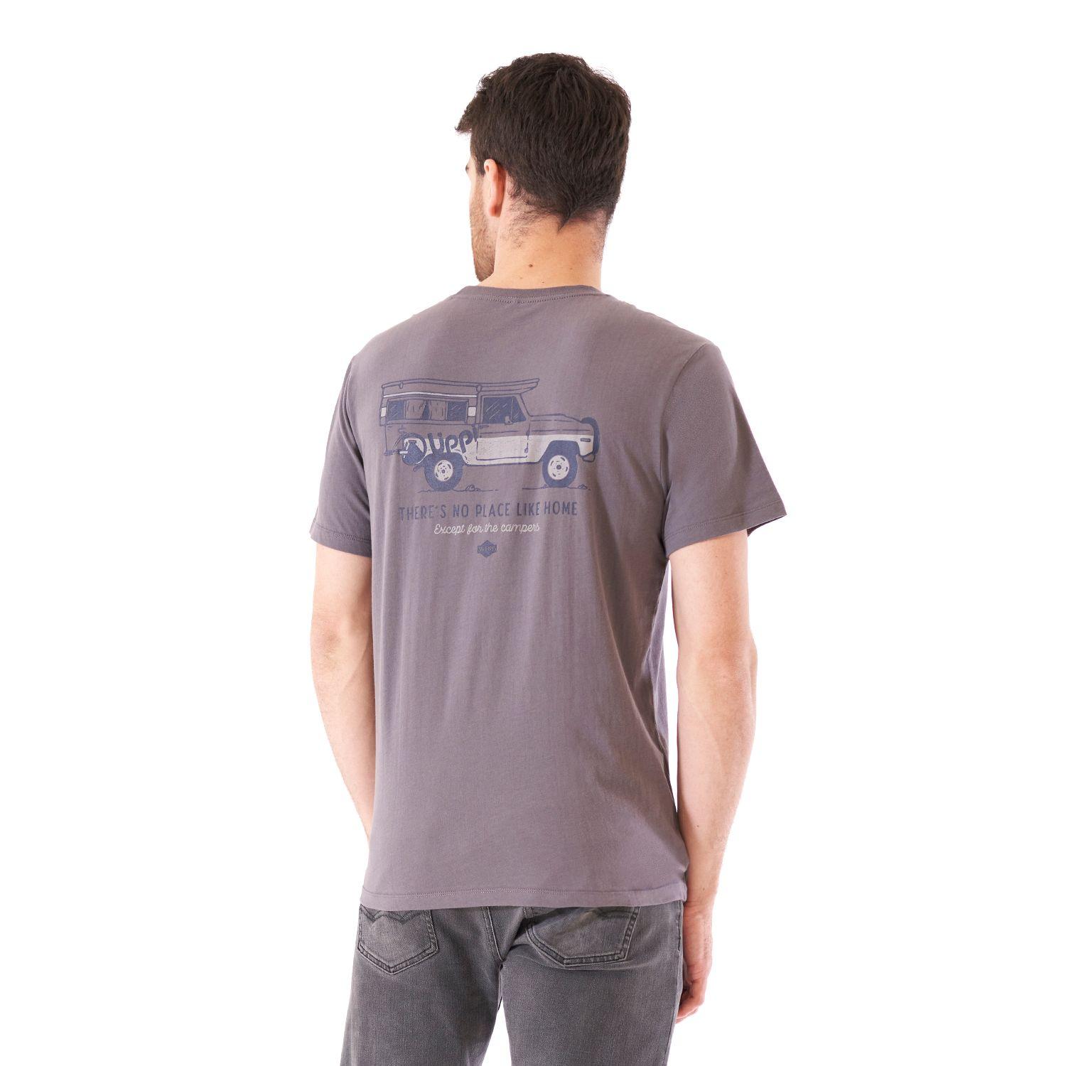 Polera Hombre Journey UV-Stop T-Shirt Malva Lippi-3