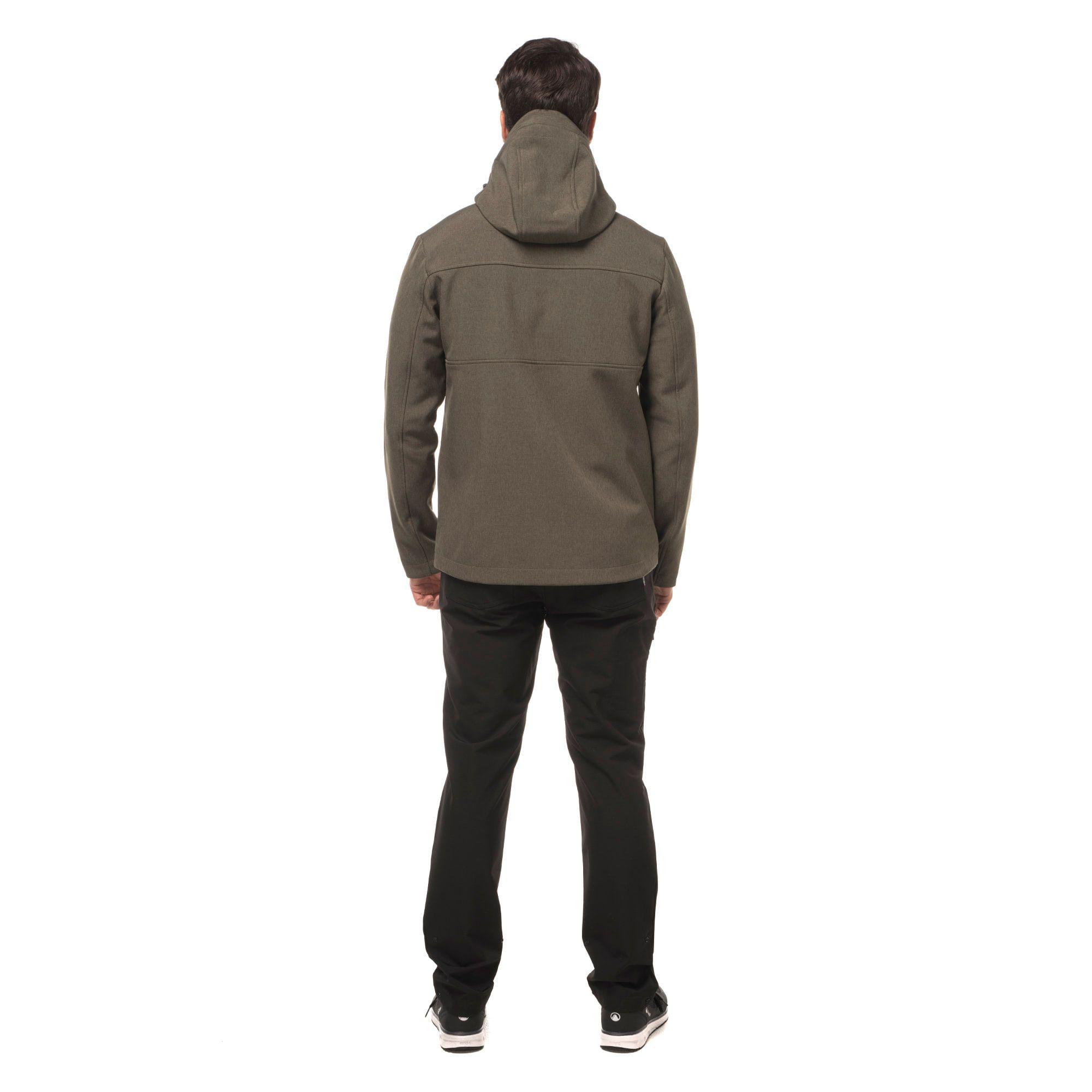 Chaqueta Hombre Macaya Softshell Hoody Jacket Melange Azul Grisaceo Lippi V20-3