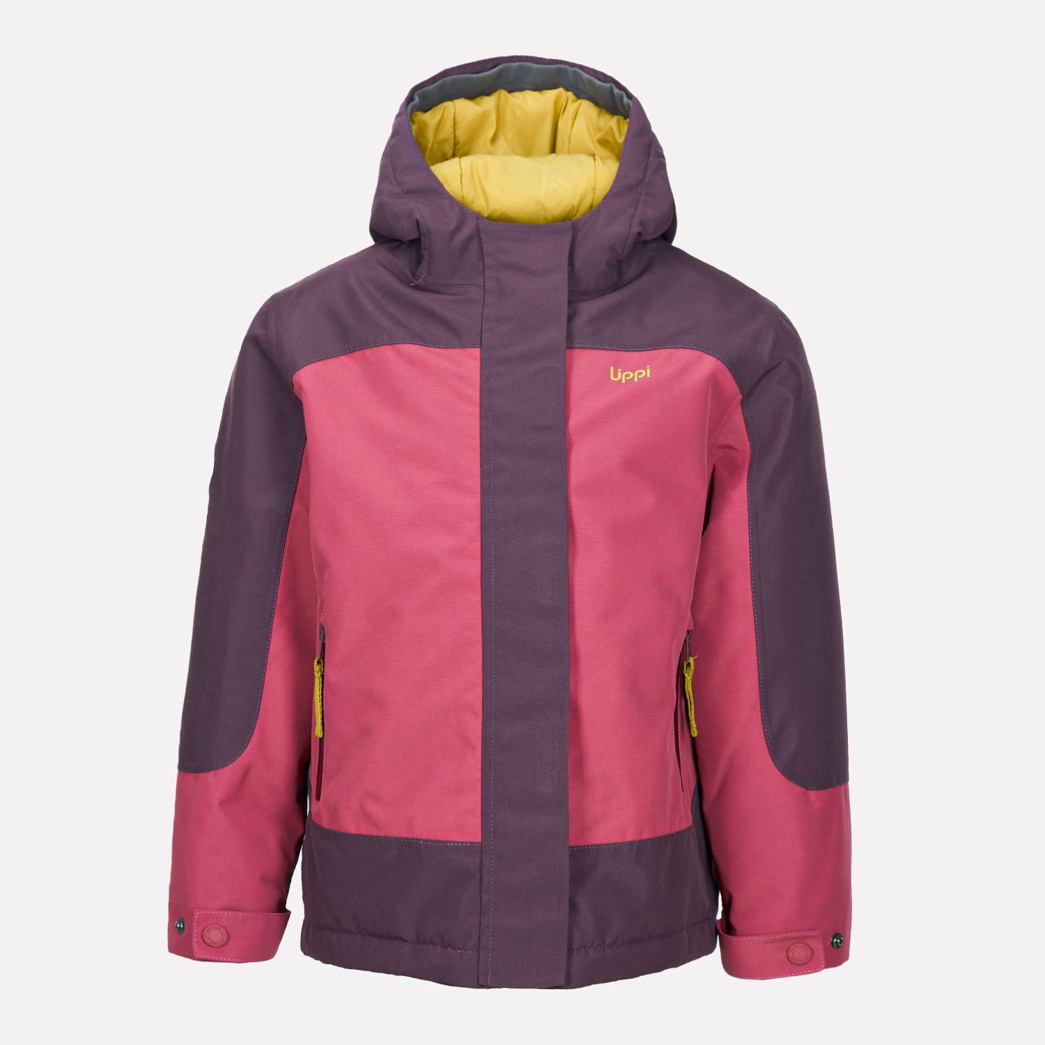 Chaqueta Niña Andes Snow B-Dry Hoody Jacket Rosa Oscuro Lippi-5