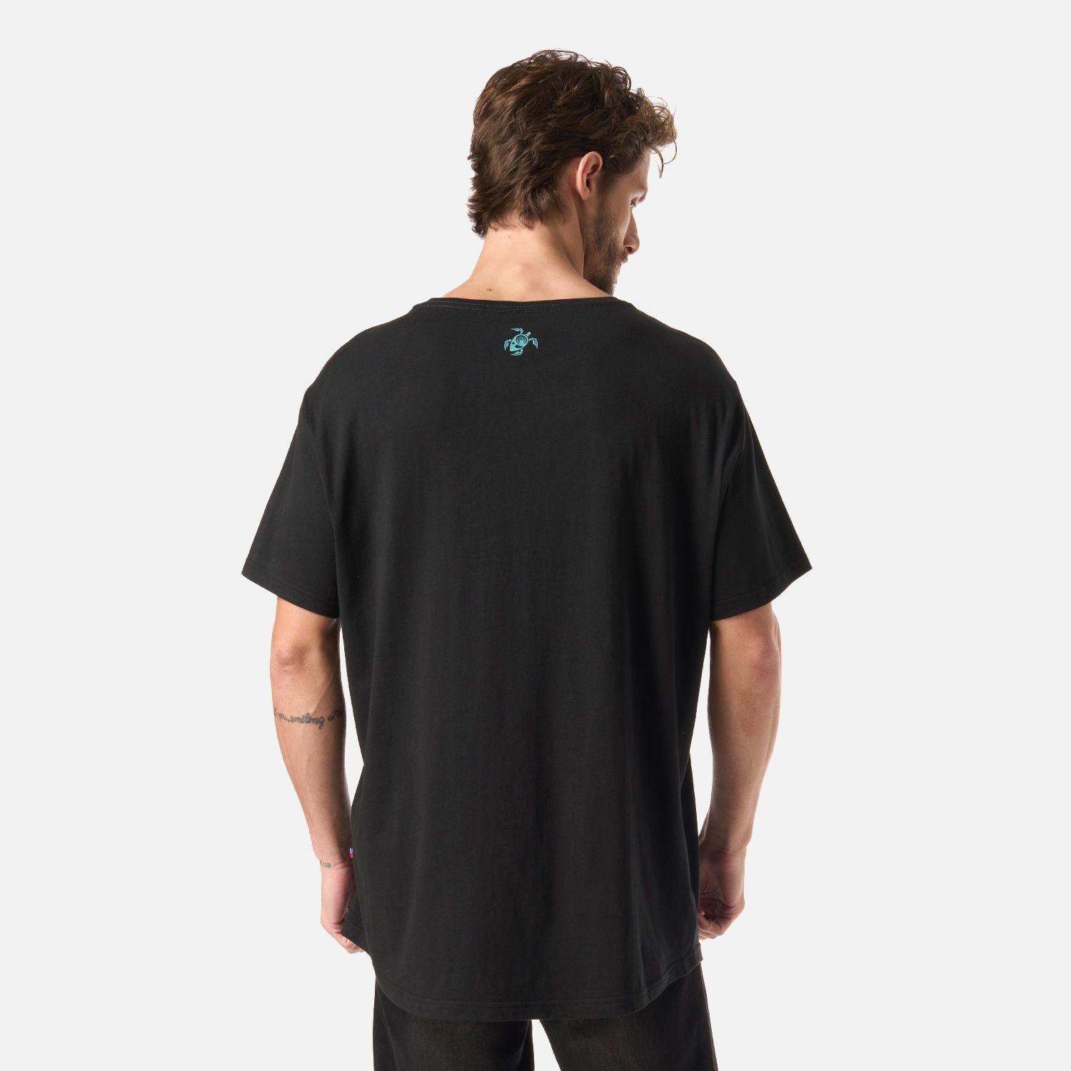 Polera Hombre Natural Negro Haka Honu V26-2