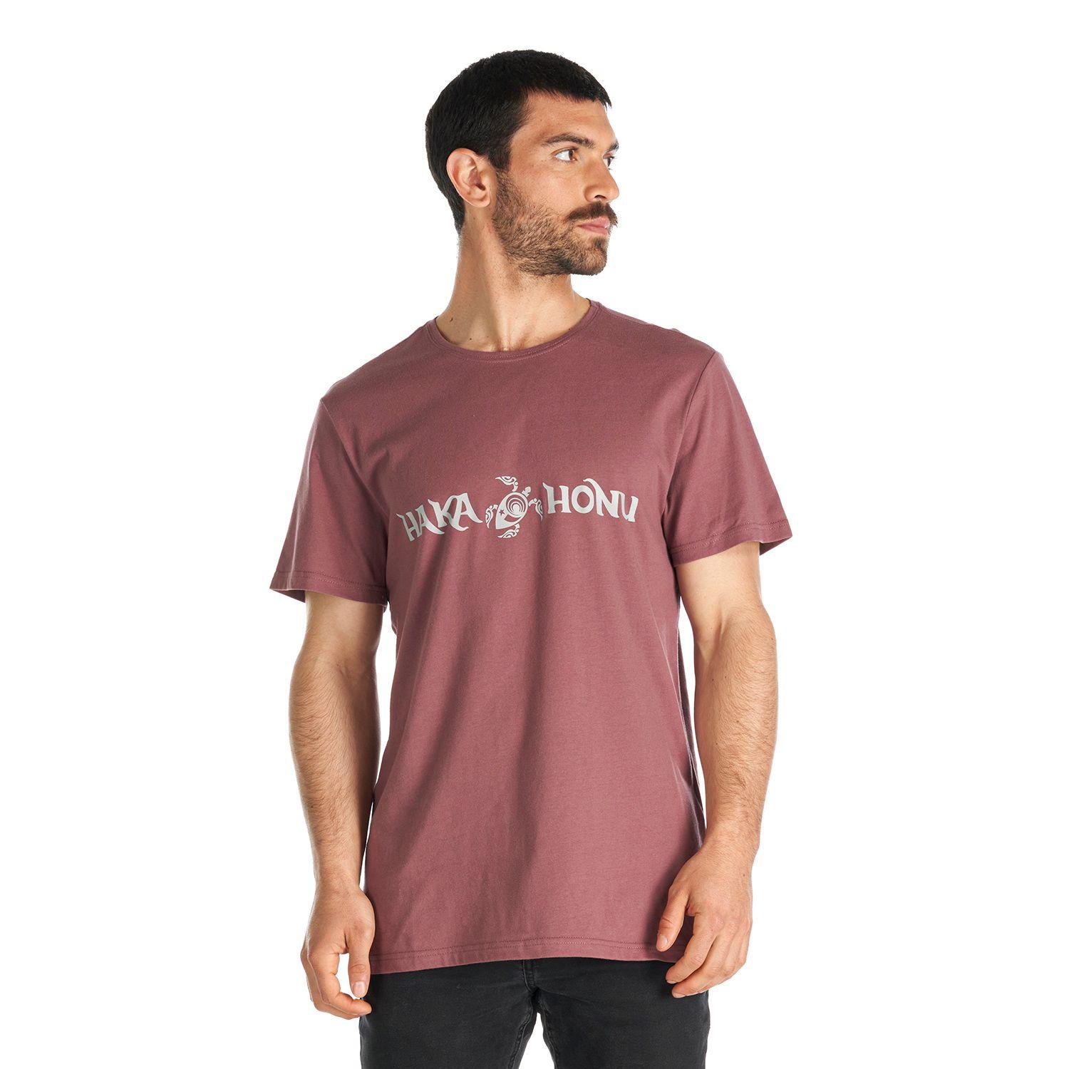 Polera Hombre Logo Palo Rosa Haka Honu V22-1
