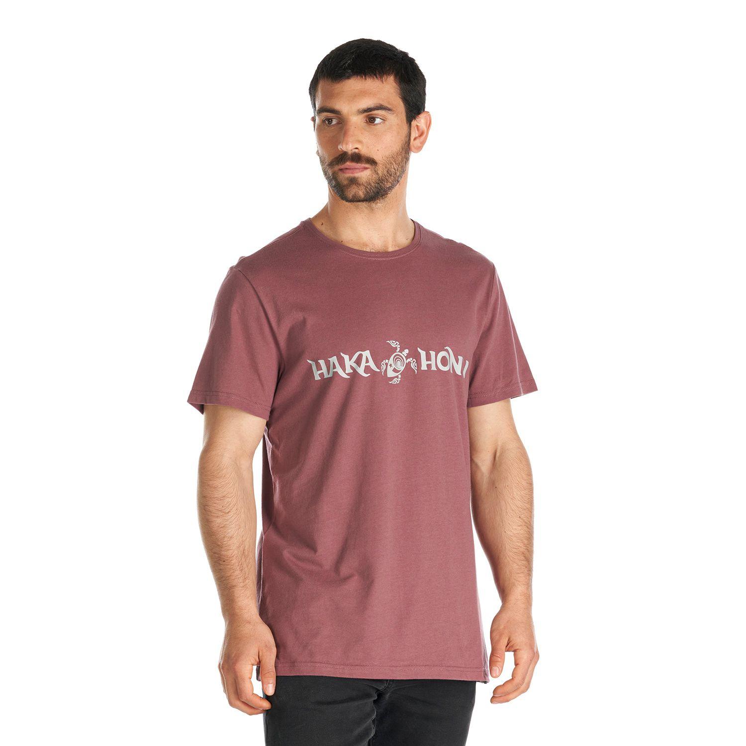 Polera Hombre Logo Palo Rosa Haka Honu V22-2