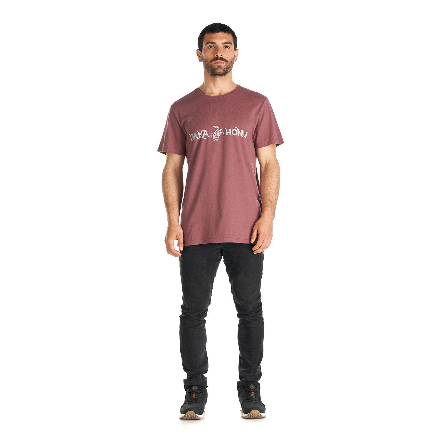 Polera Hombre Logo Palo Rosa Haka Honu V22-7