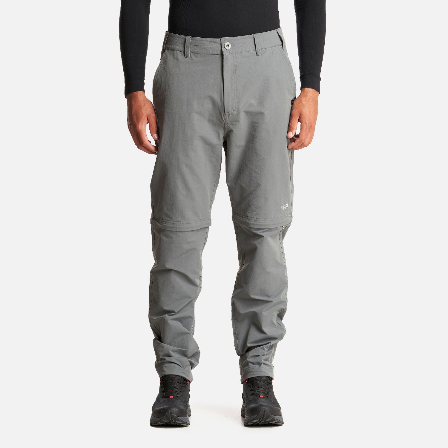Pantalon Hombre Enduring Mix-2 Q-Dry Pants Gris Oscuro Lippi I23-1