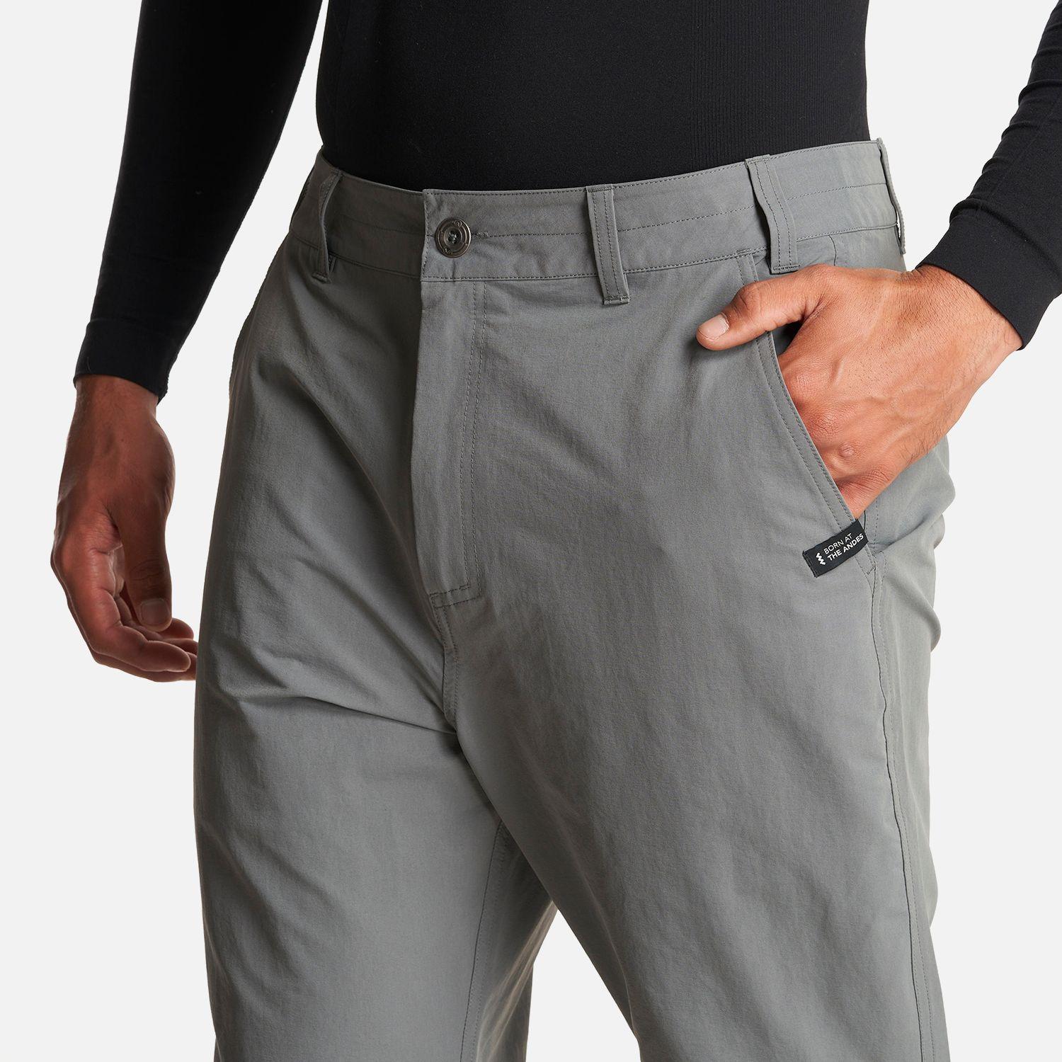 Pantalon Hombre Enduring Mix-2 Q-Dry Pants Gris Oscuro Lippi I23-4
