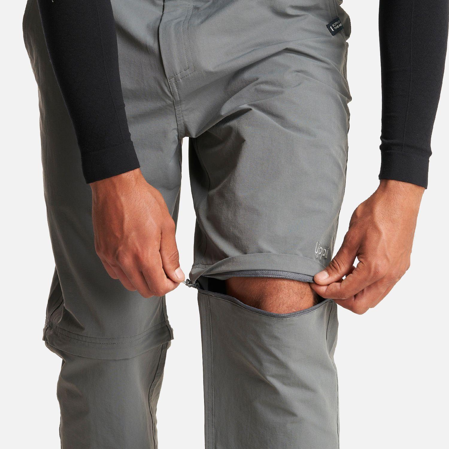 Pantalon Hombre Enduring Mix-2 Q-Dry Pants Gris Oscuro Lippi I23-5