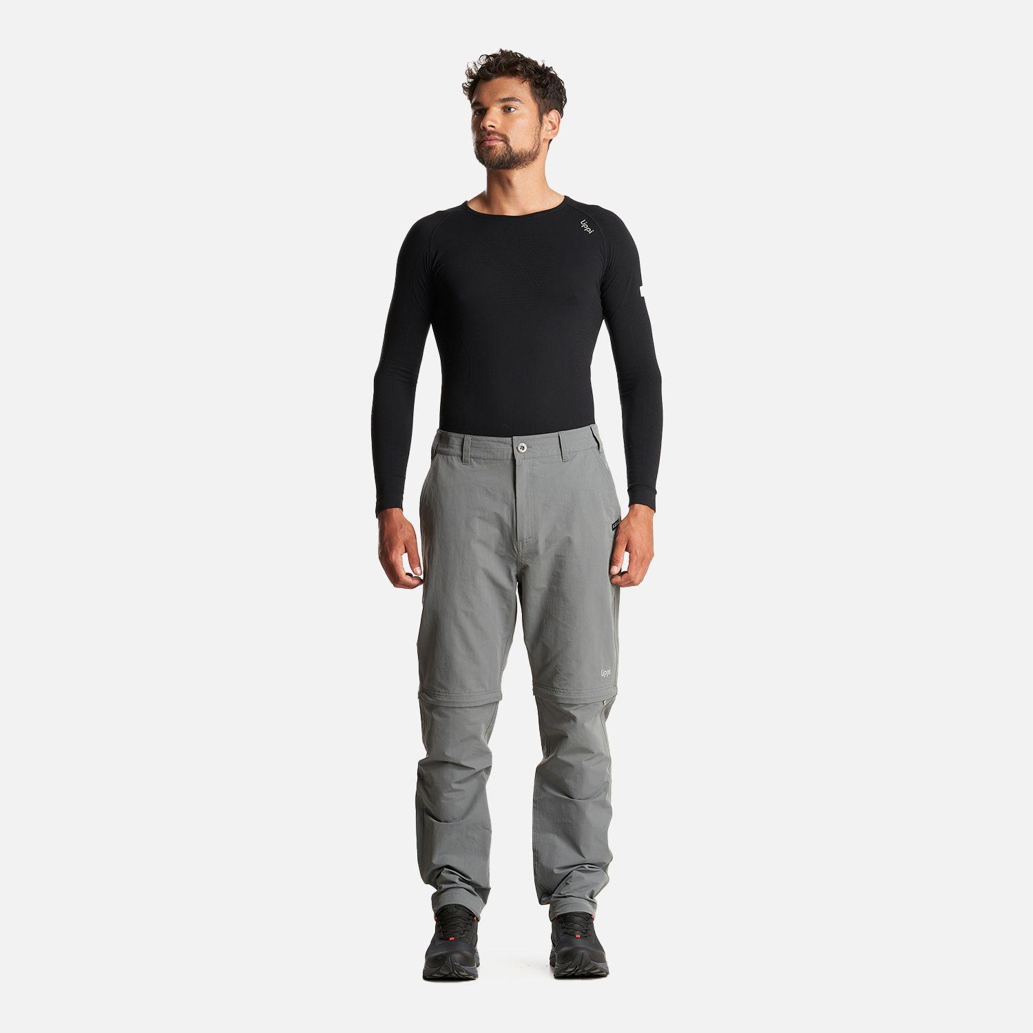 Pantalon Hombre Enduring Mix-2 Q-Dry Pants Gris Oscuro Lippi I23-8