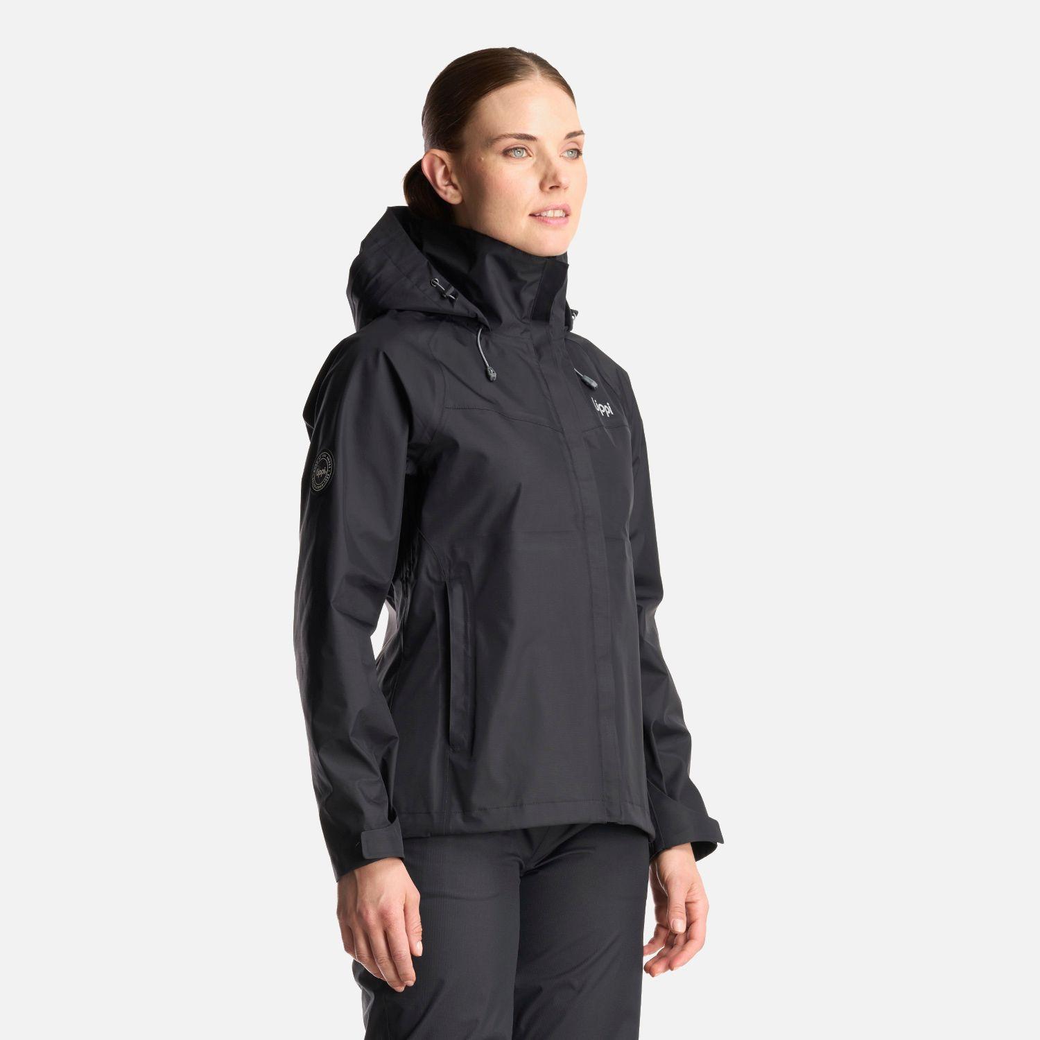 Chaqueta Mujer Alpine B-Dry Hoody Jacket Negro Lippi I24-2