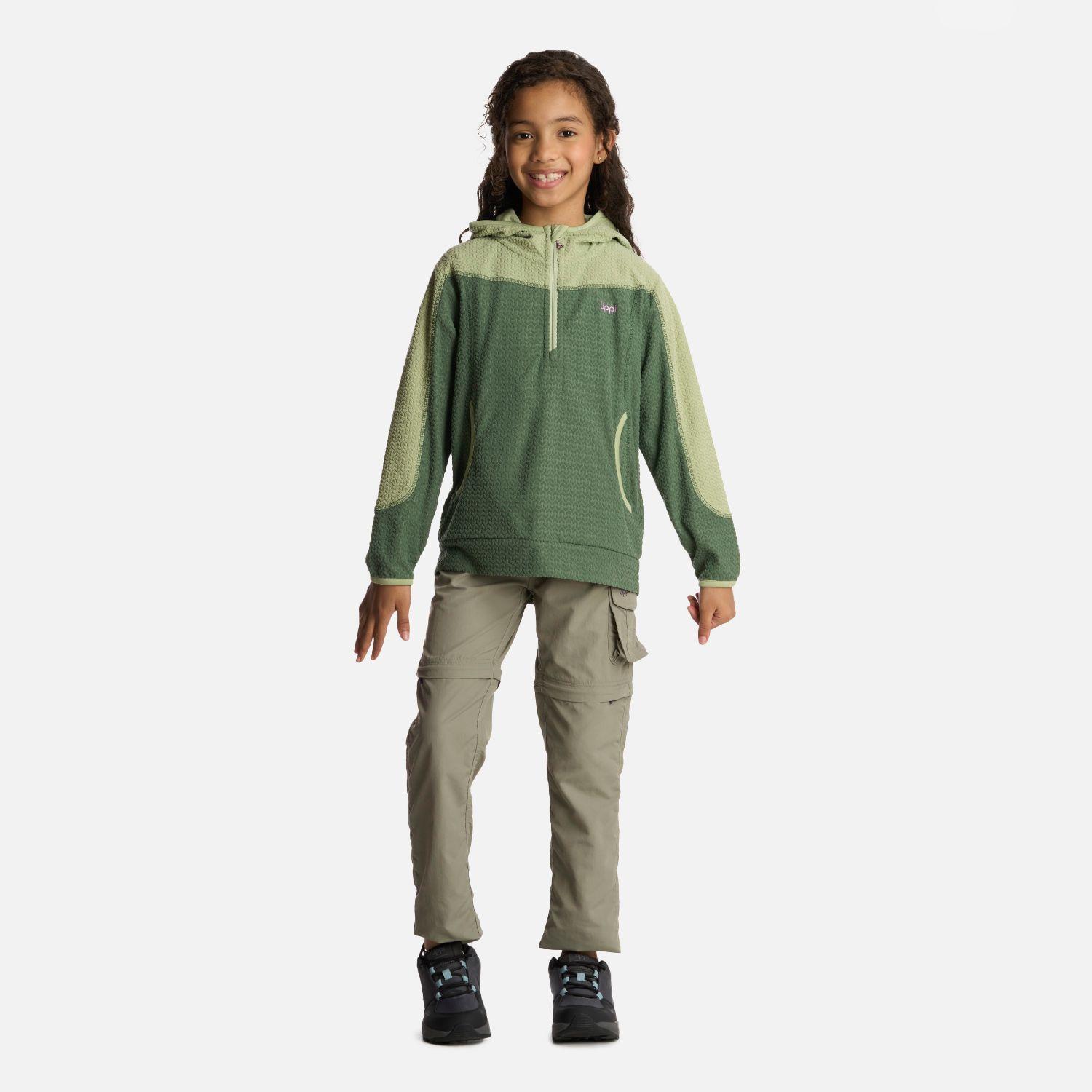 Polerón Niña Saltamontes Nano-F 1/4 Zip Hoody Jade Lippi V25-5