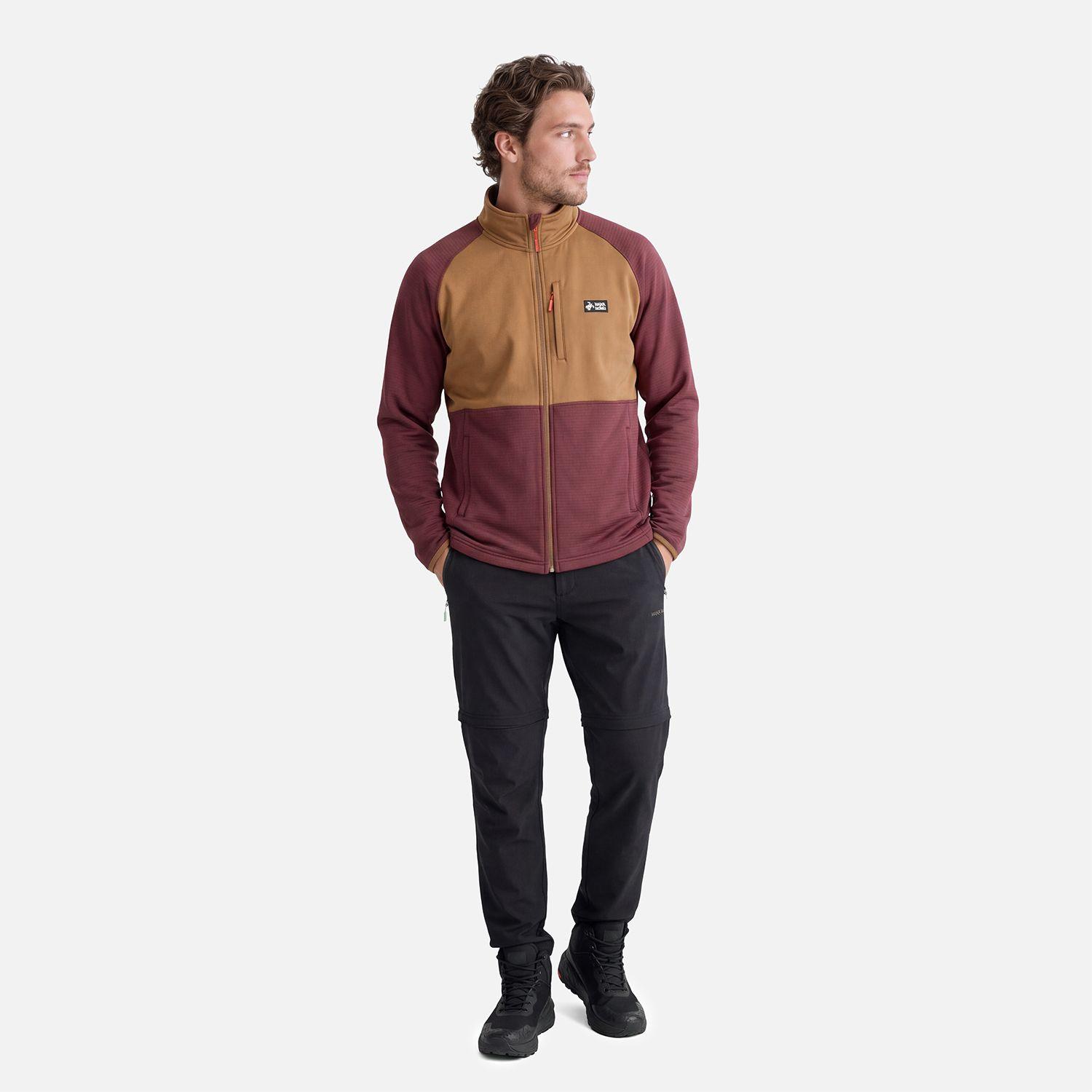 Polerón Hombre Taina Full Zip Burdeo Haka Honu V27-3