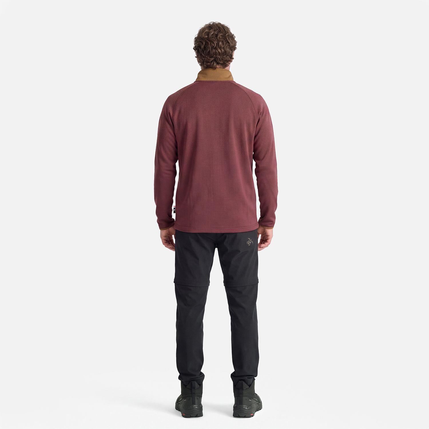 Polerón Hombre Taina Full Zip Burdeo Haka Honu V27-4