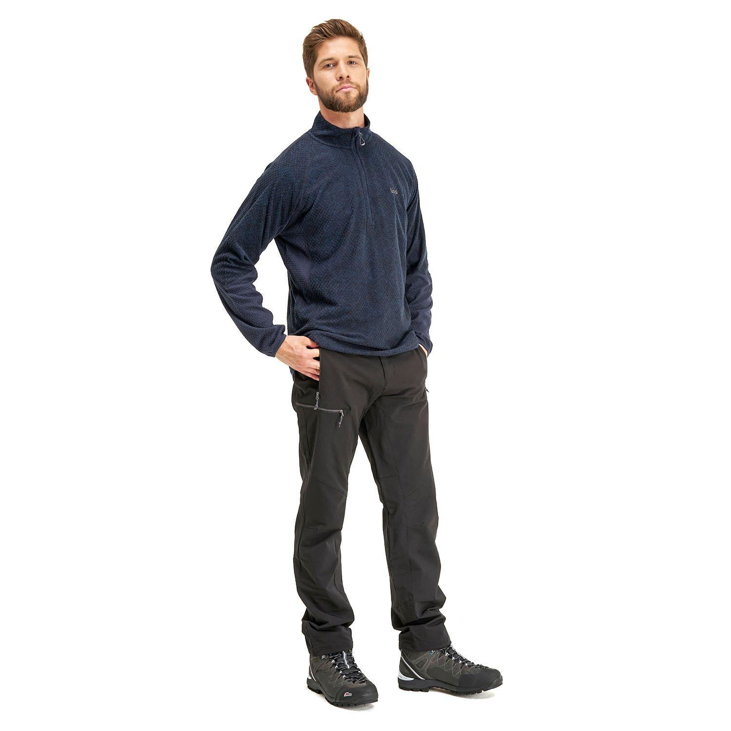 Poleron Hombre Jacaranda Nano-F 14 Zip Print Azul Lippi I20-4