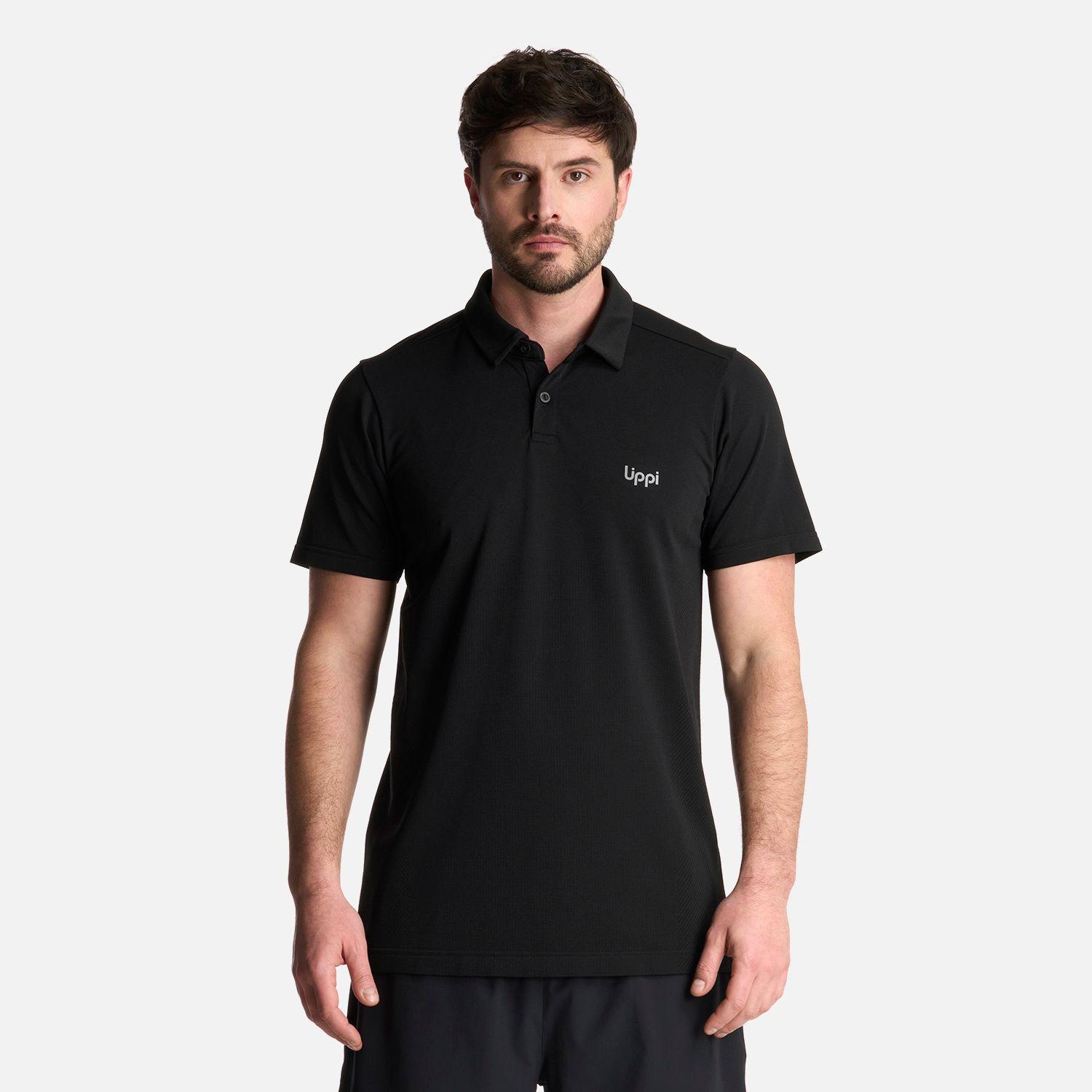 Polera Hombre B-Classic Seamless Polo Negro Lippi V25-0