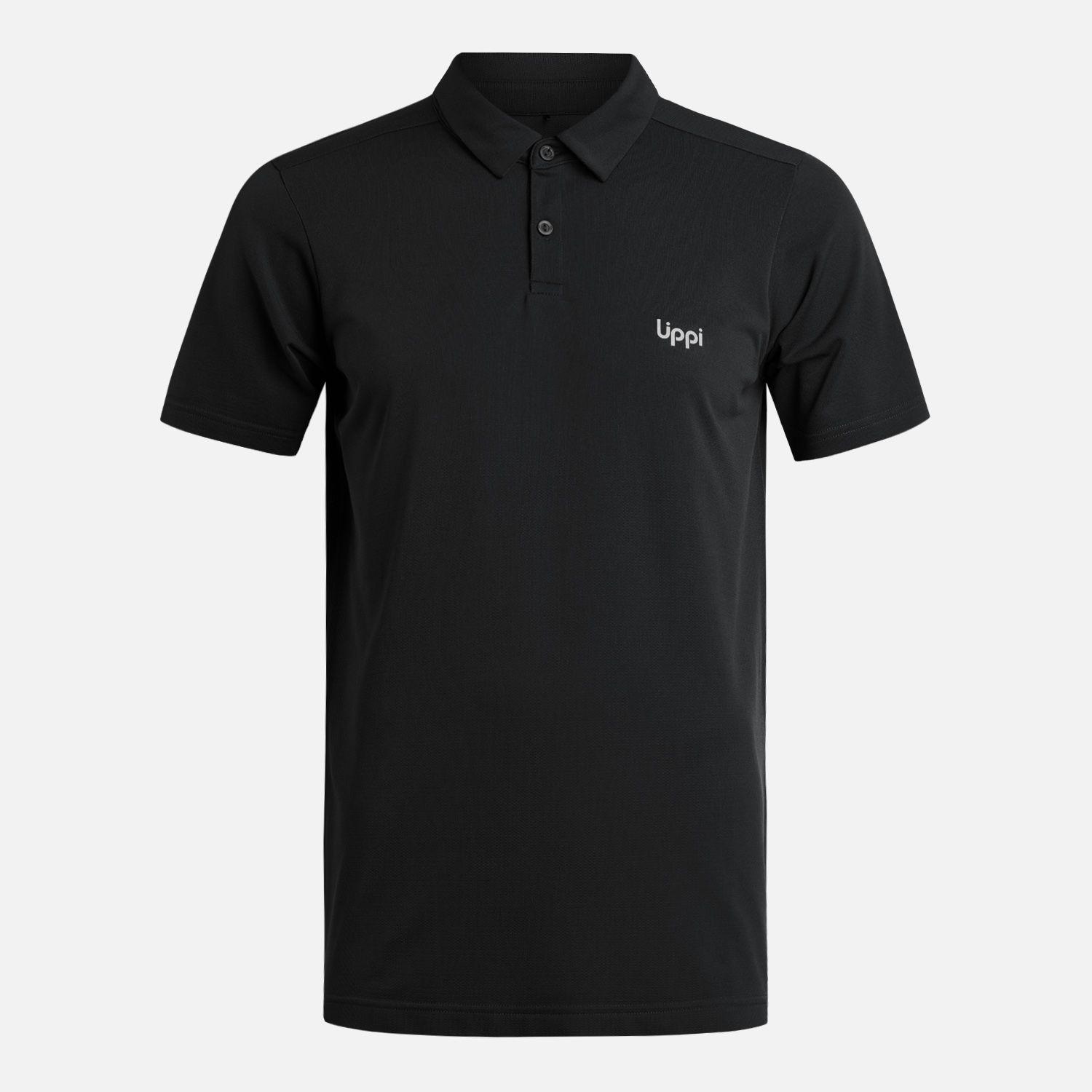 Polera Hombre B-Classic Seamless Polo Negro Lippi V25-5