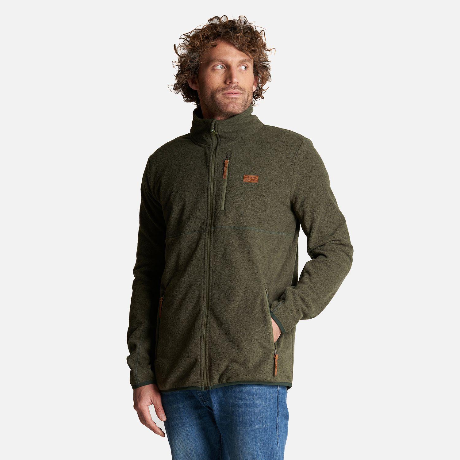 Poleron Hombre Tokerau Pro Verde Militar Haka Honu-2