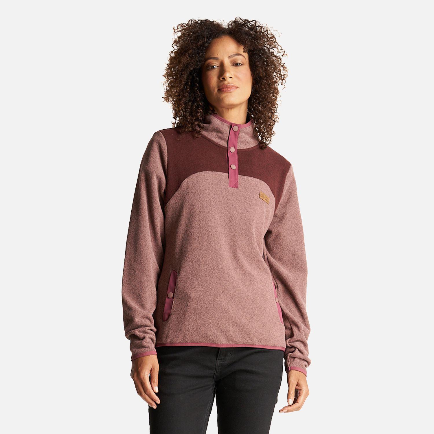 Poleron Mujer Tokerau Rosa Oscuro Haka Honu-3