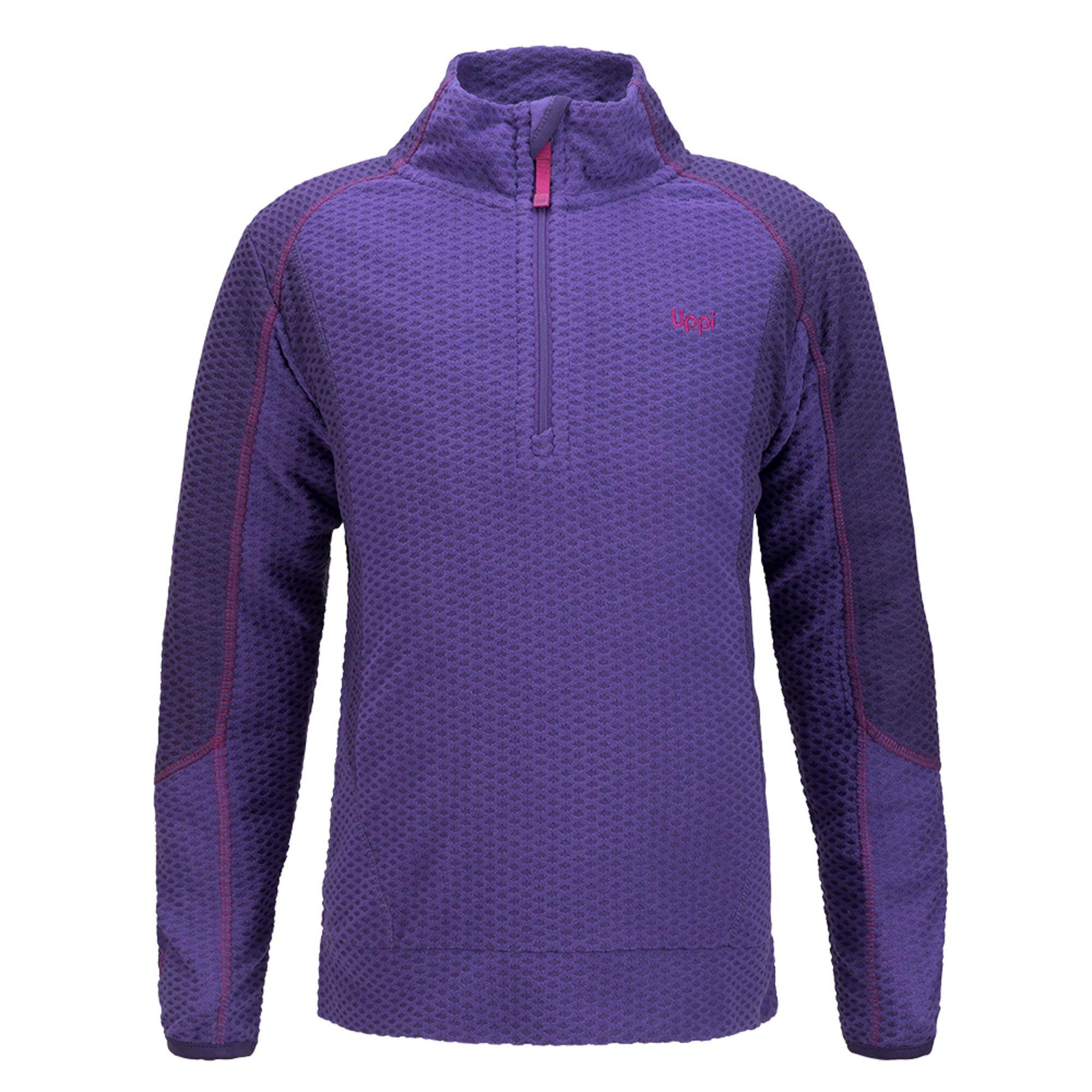 Poleron Niña Saltamontes Nano-F 1/4 Zip Amatista Lippi-0