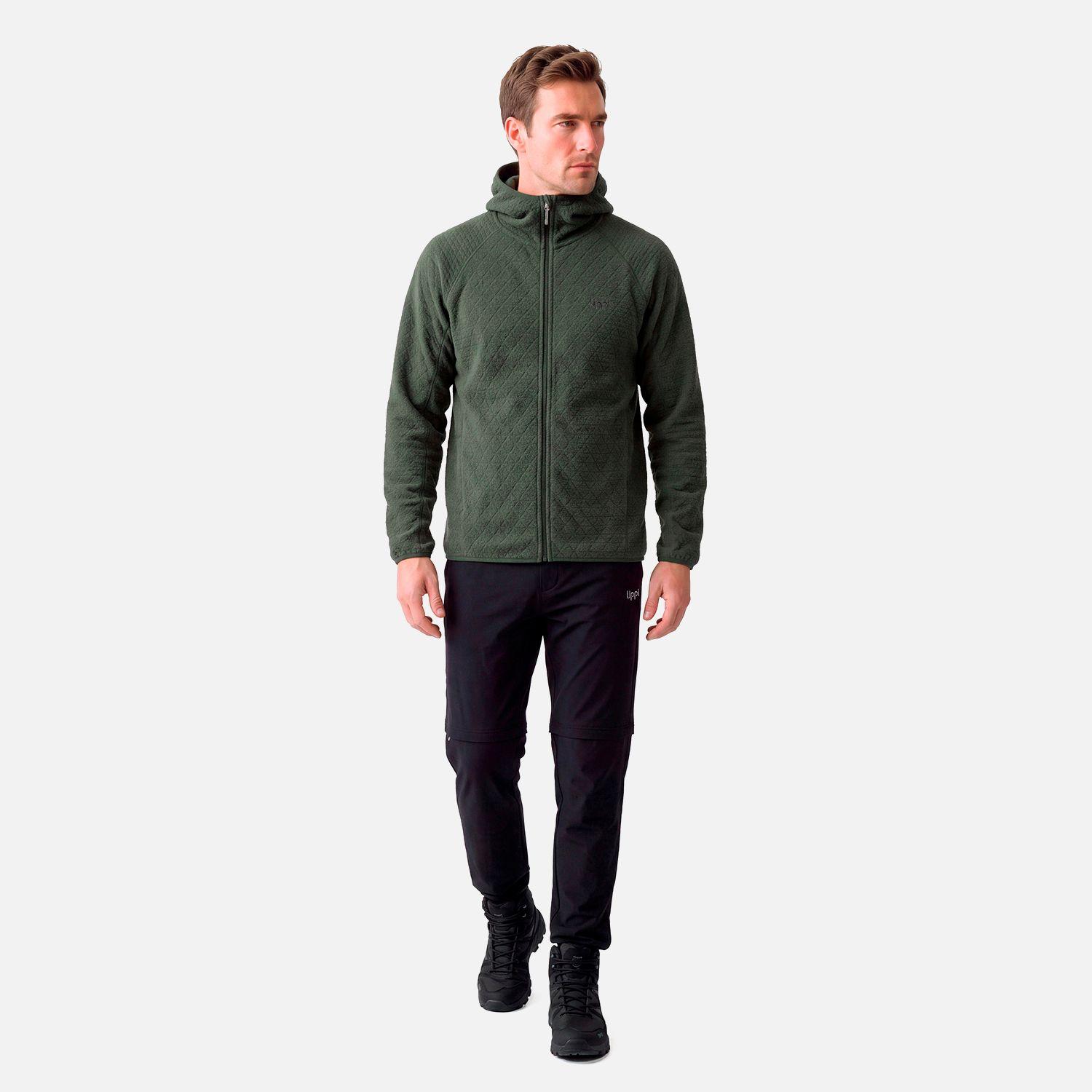 Polerón Hombre Jacaranda Nano-F Full Zip Hoody Verde Militar Lippi V27-4