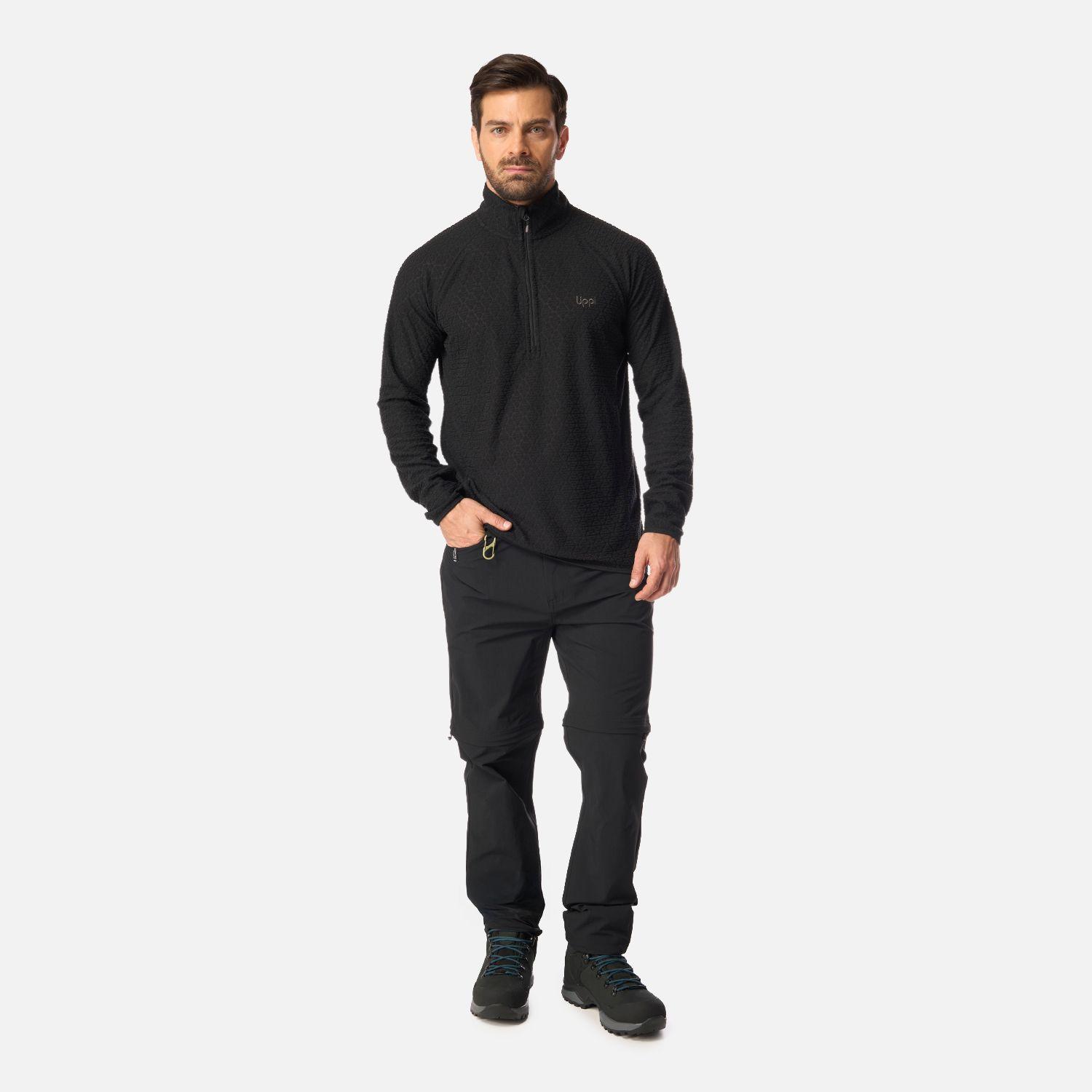 Pantalón Hombre Lennox Q-Dry Mix-2 Pants Negro Lippi I26-8